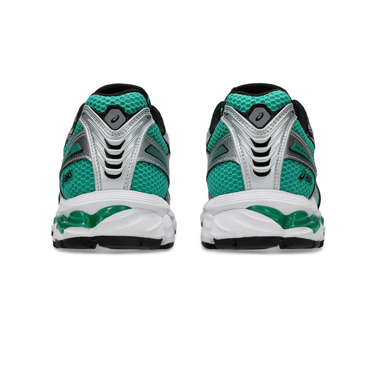 Edamame Green/Black silver and white Sneakers on a white background