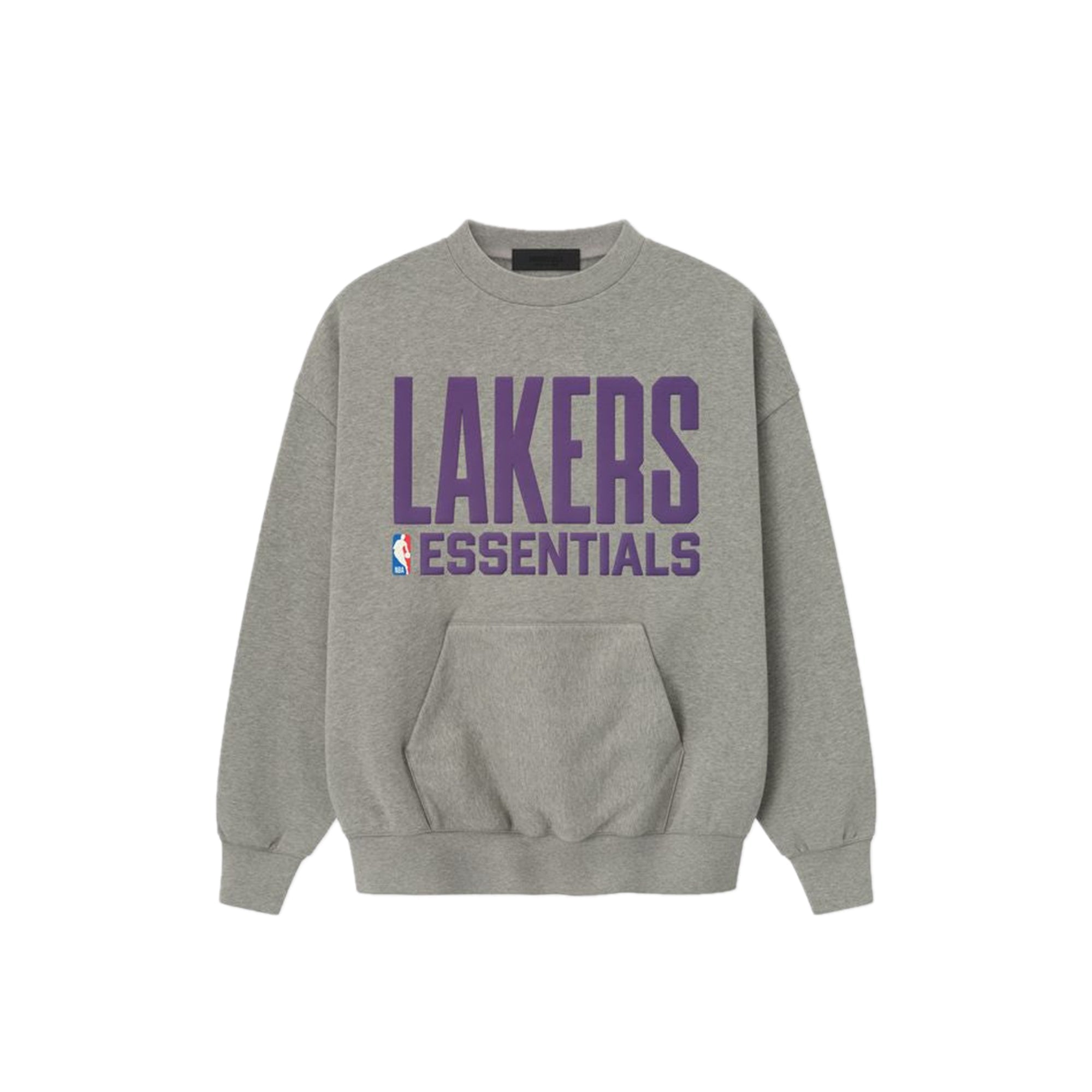 Fear of God ESSENTIALS x NBA Mens Lakers Sports Fit Crewneck
