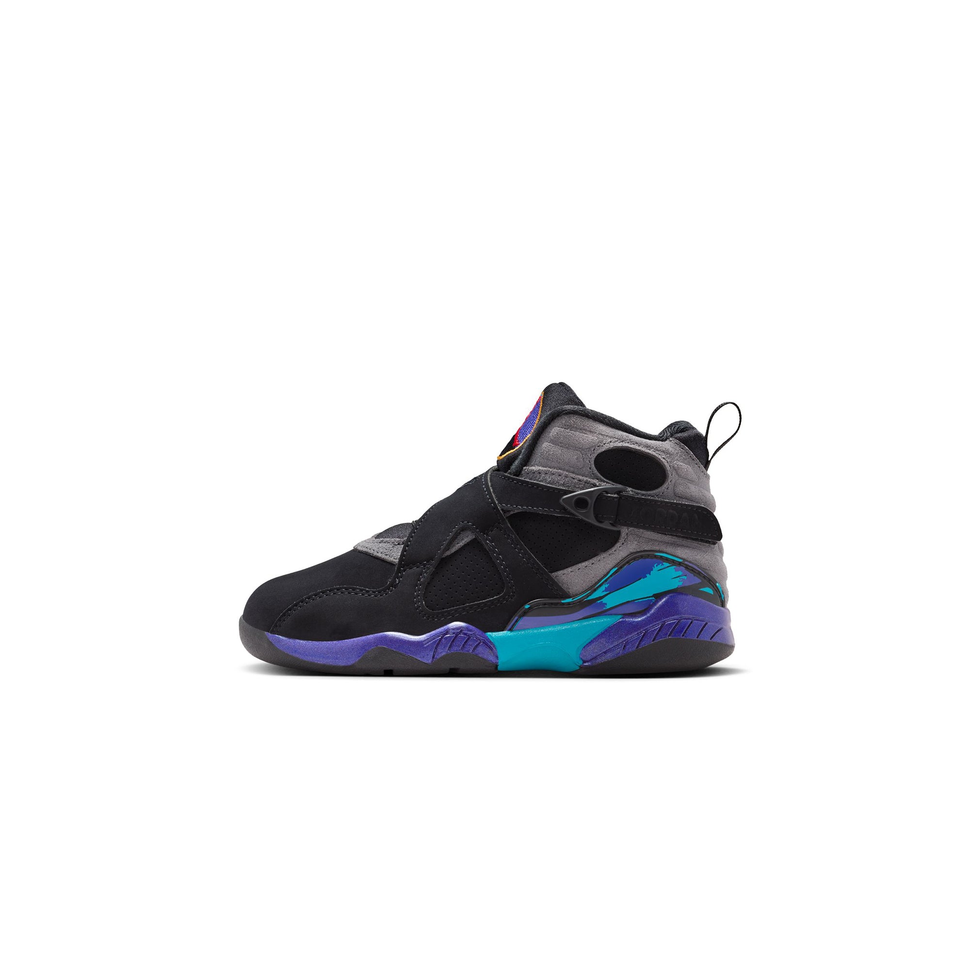 Air Jordan 8 Little Kids Retro "Aqua" Shoes
