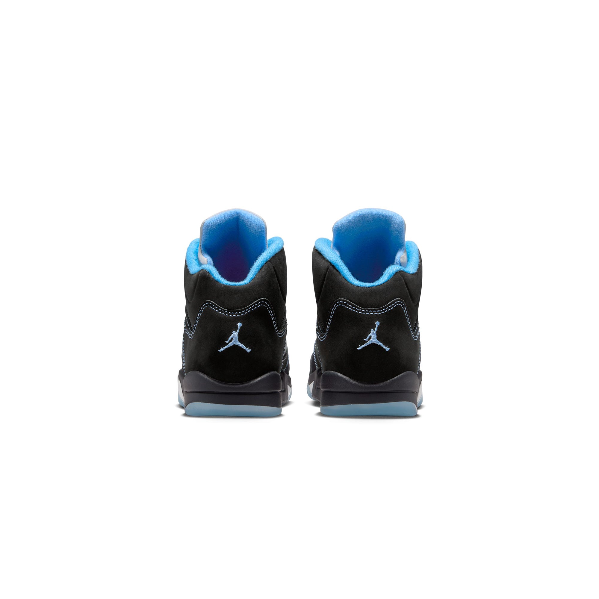 Air Jordan 5 Little Kids "Black Carolina" Shoes