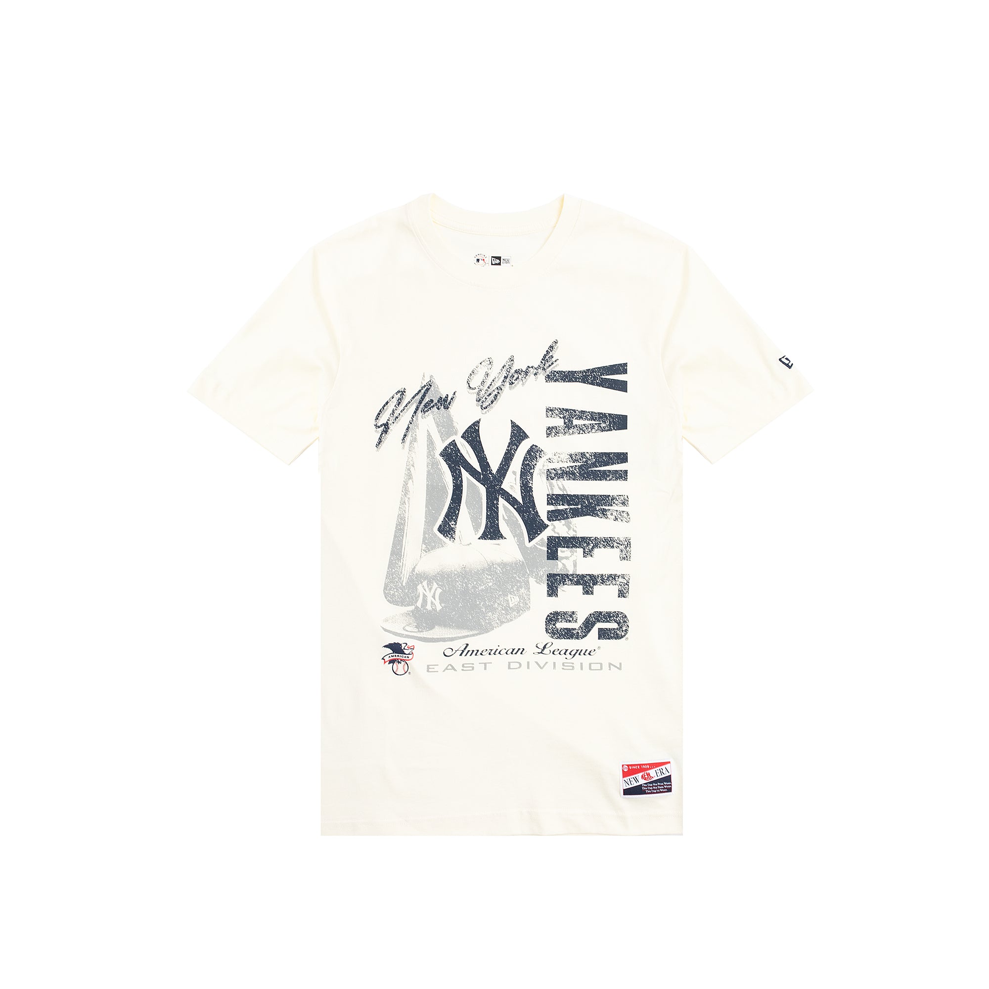 New Era Mens 1917 New York Yankees Throwback Tee