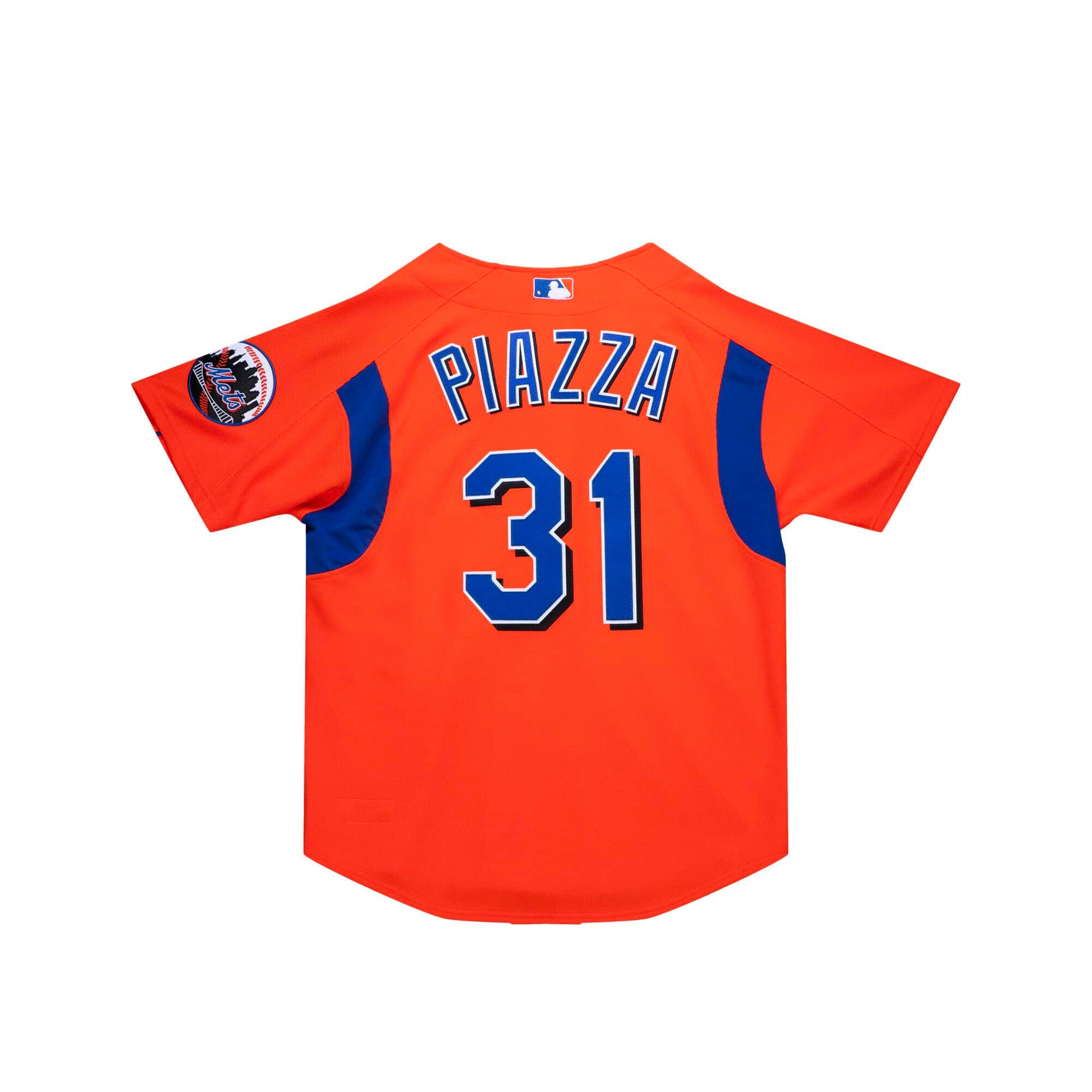 Mitchell & Ness Mens New York Mets Mike Piazza Authentic BP Jersey