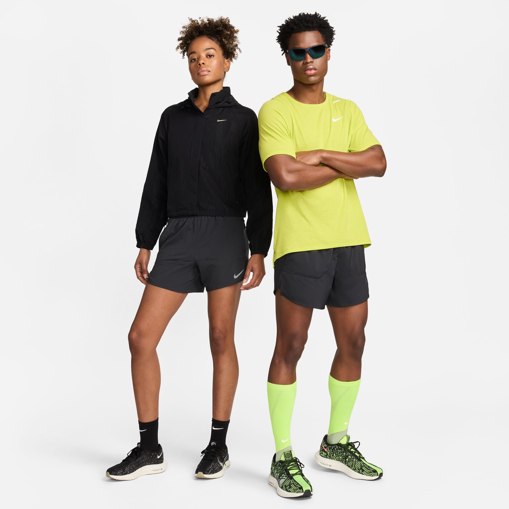 Nike Mens Stride Dri-Fit 5" Brief-Lined Running Shorts
