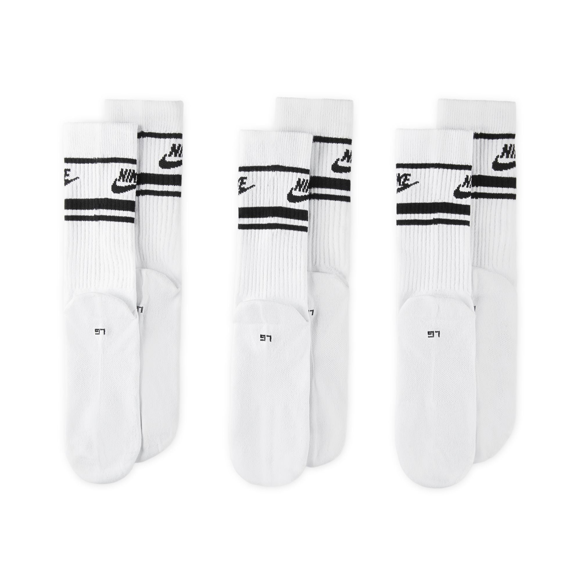 Nike Sportswear Dri-Fit Everyday Essentials Crew Socks(3 Pairs)