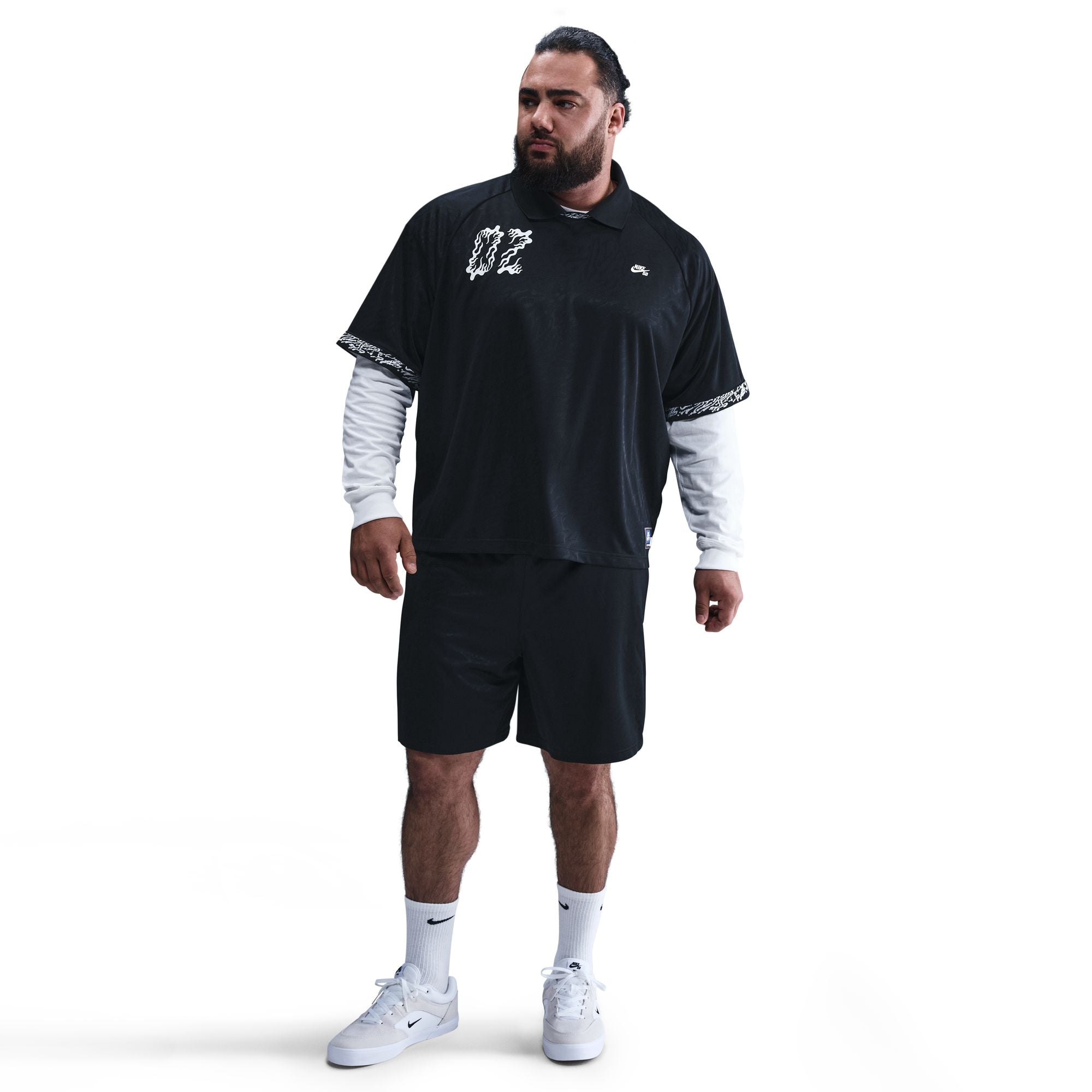Nike SB Mens Dri-Fit Jacquard Skate Jersey