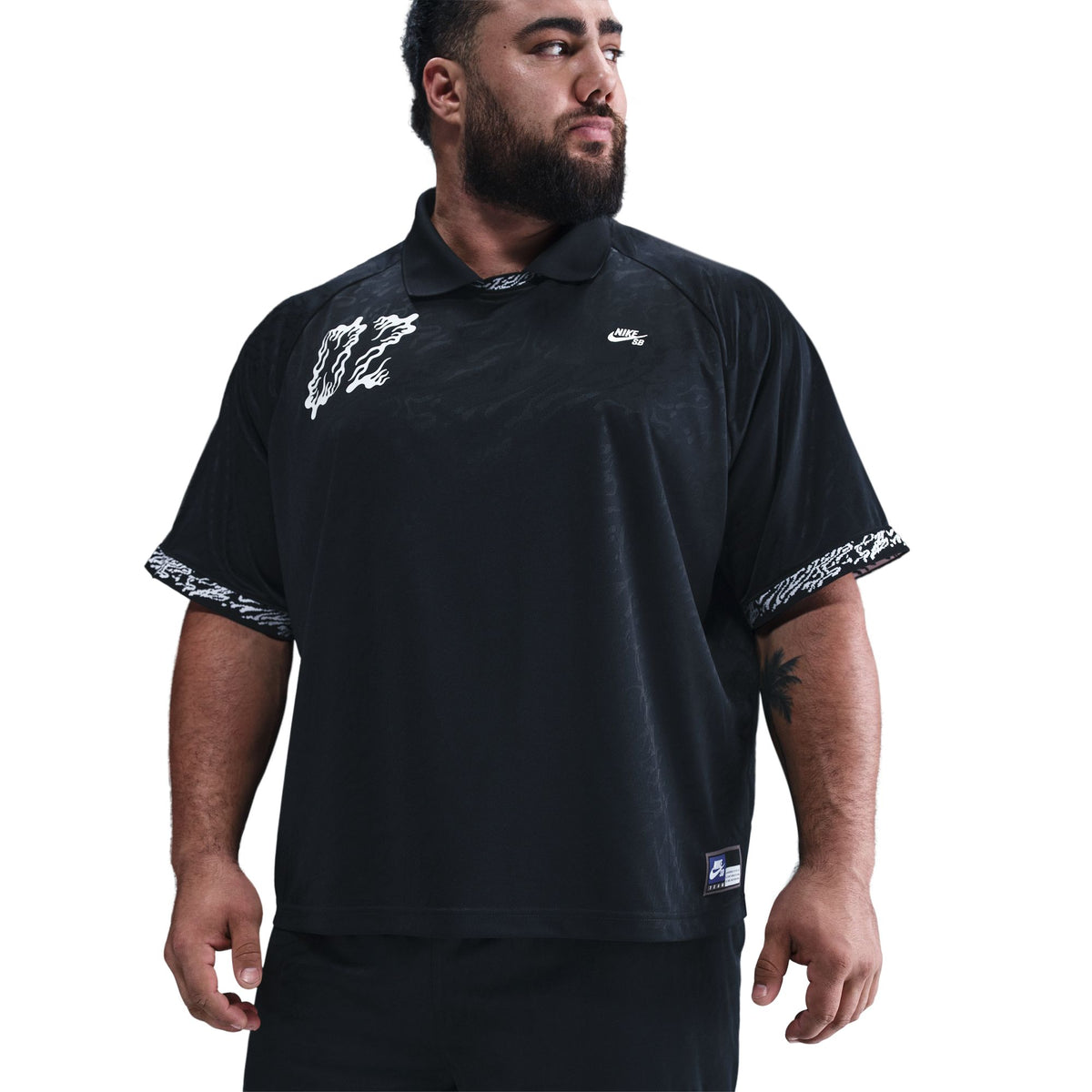 Nike SB Mens Dri-Fit Jacquard Skate Jersey display picture 2