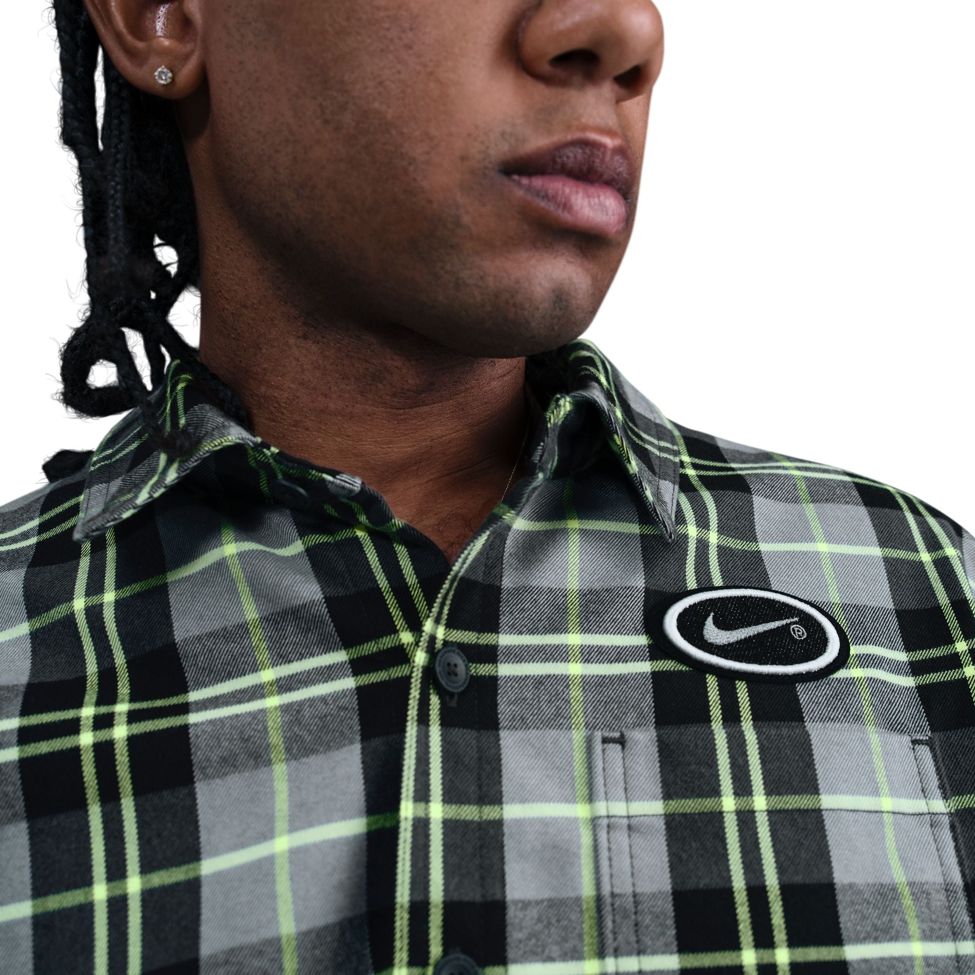Nike SB Mens Koston Button Up Flannel