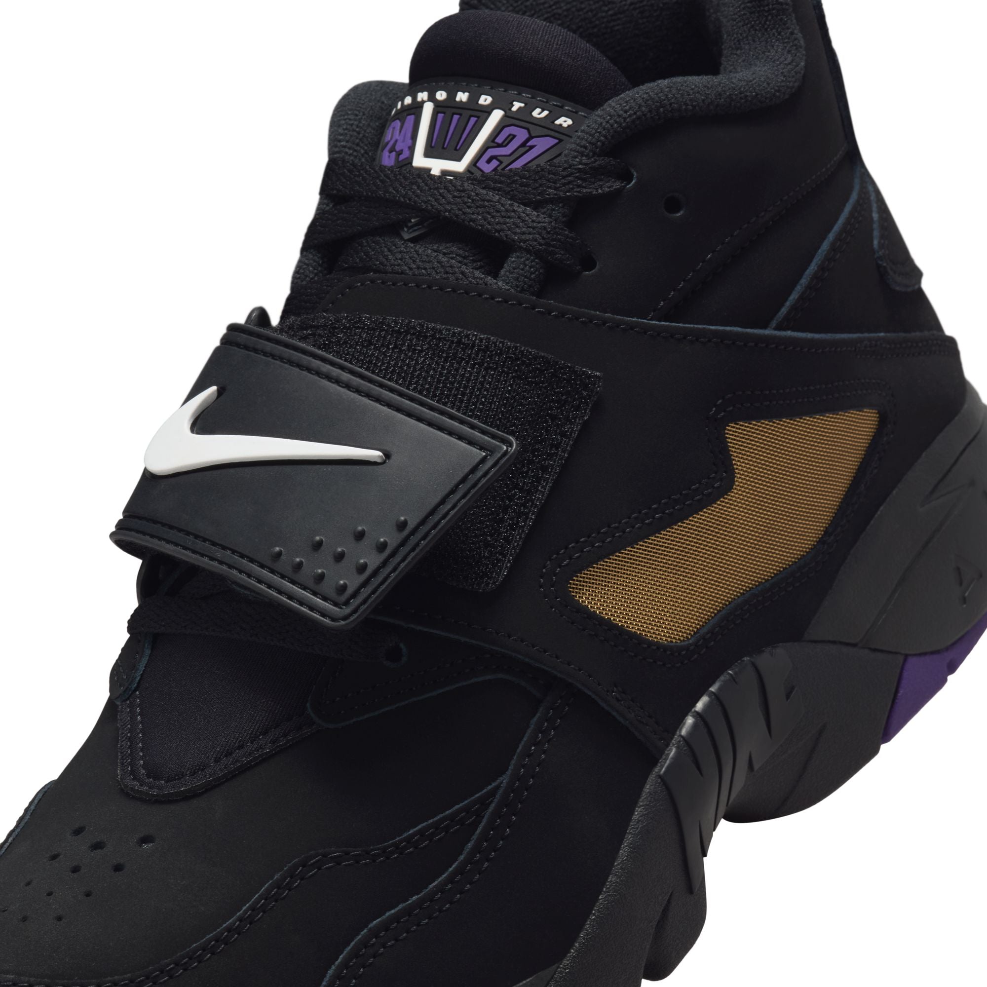 Nike Mens Air Diamond Turf "Ravens" Shoes