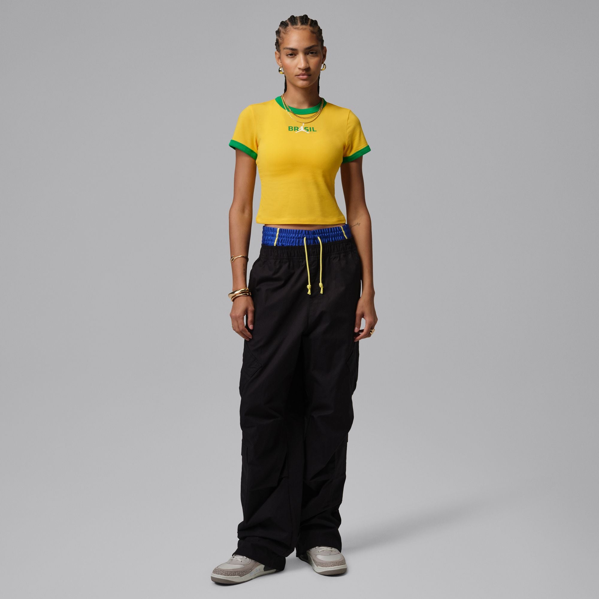 Air Jordan Womens Graphic Brazil Crewneck Shirt
