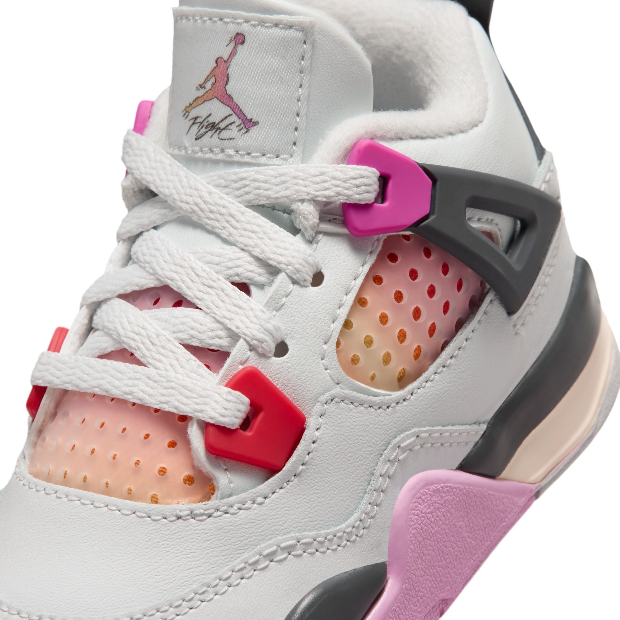 Off White/fire Pink-anthracite Sneakers on a white background