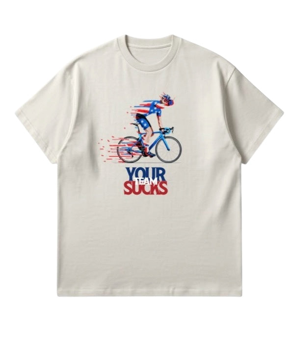 Your Team Sucks Mens Tour DE NYC Bike Tee