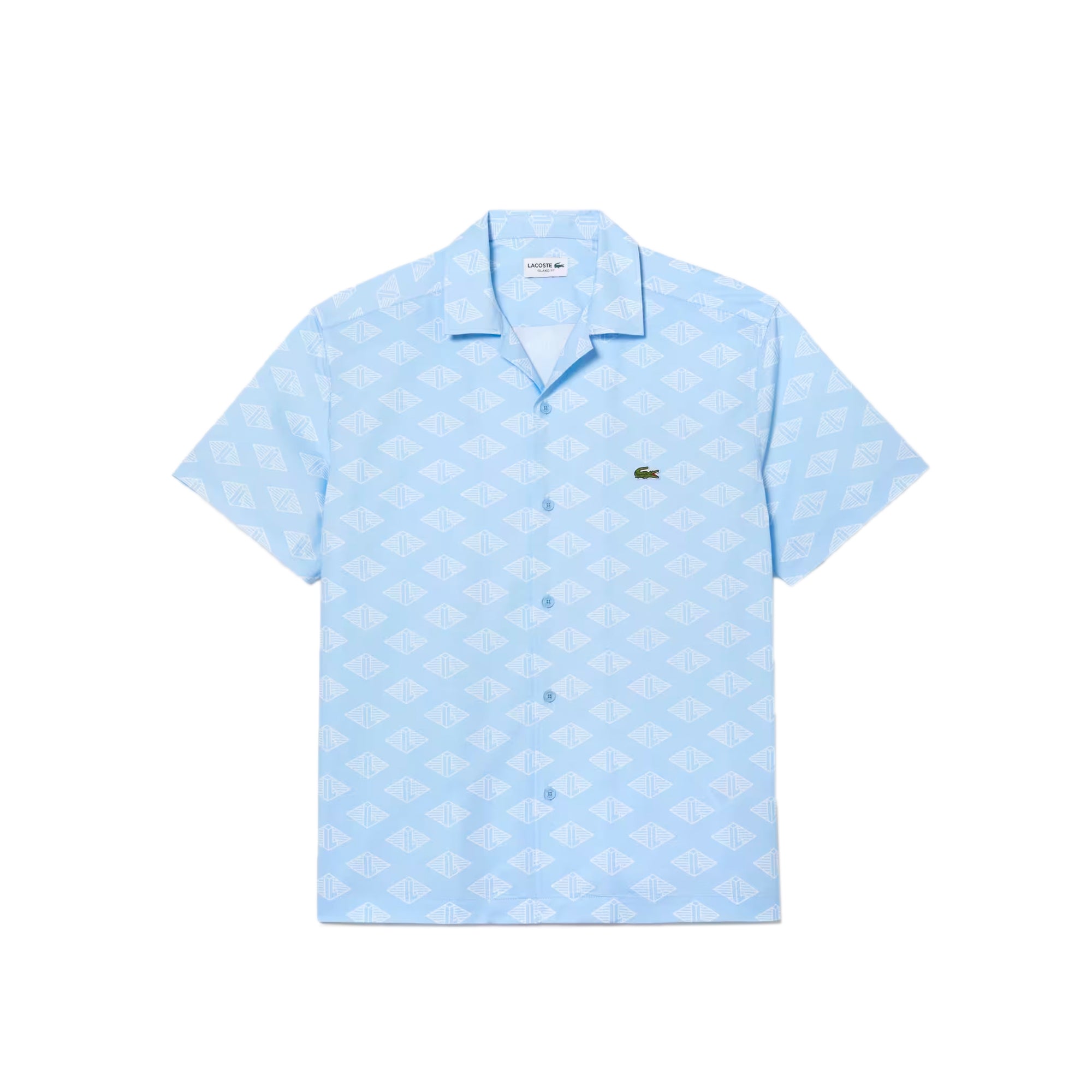 Lacoste Mens Short Sleeved Casual Shirt - Main Image