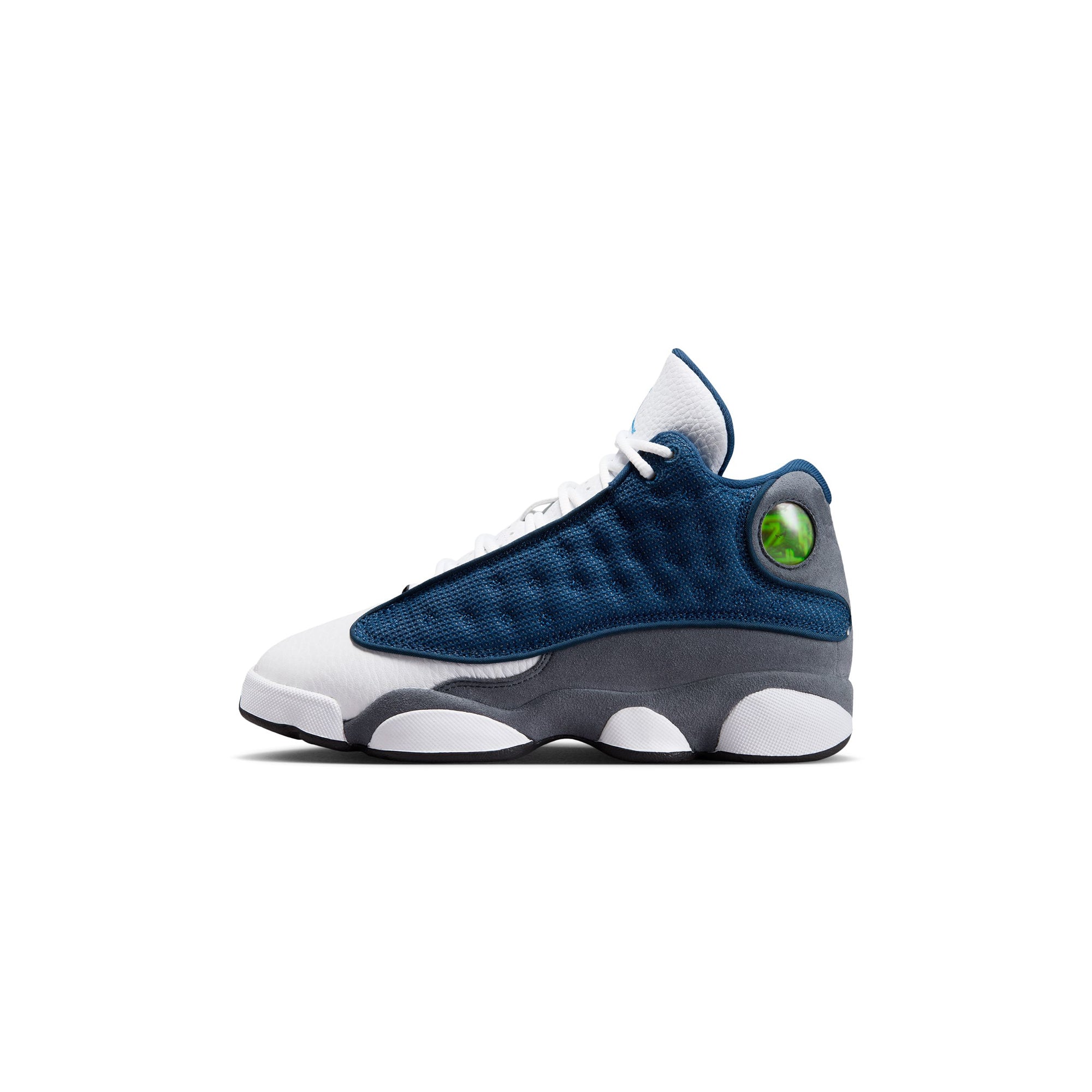 Navy/University Blue-flint Grey-white Sneakers n a white background