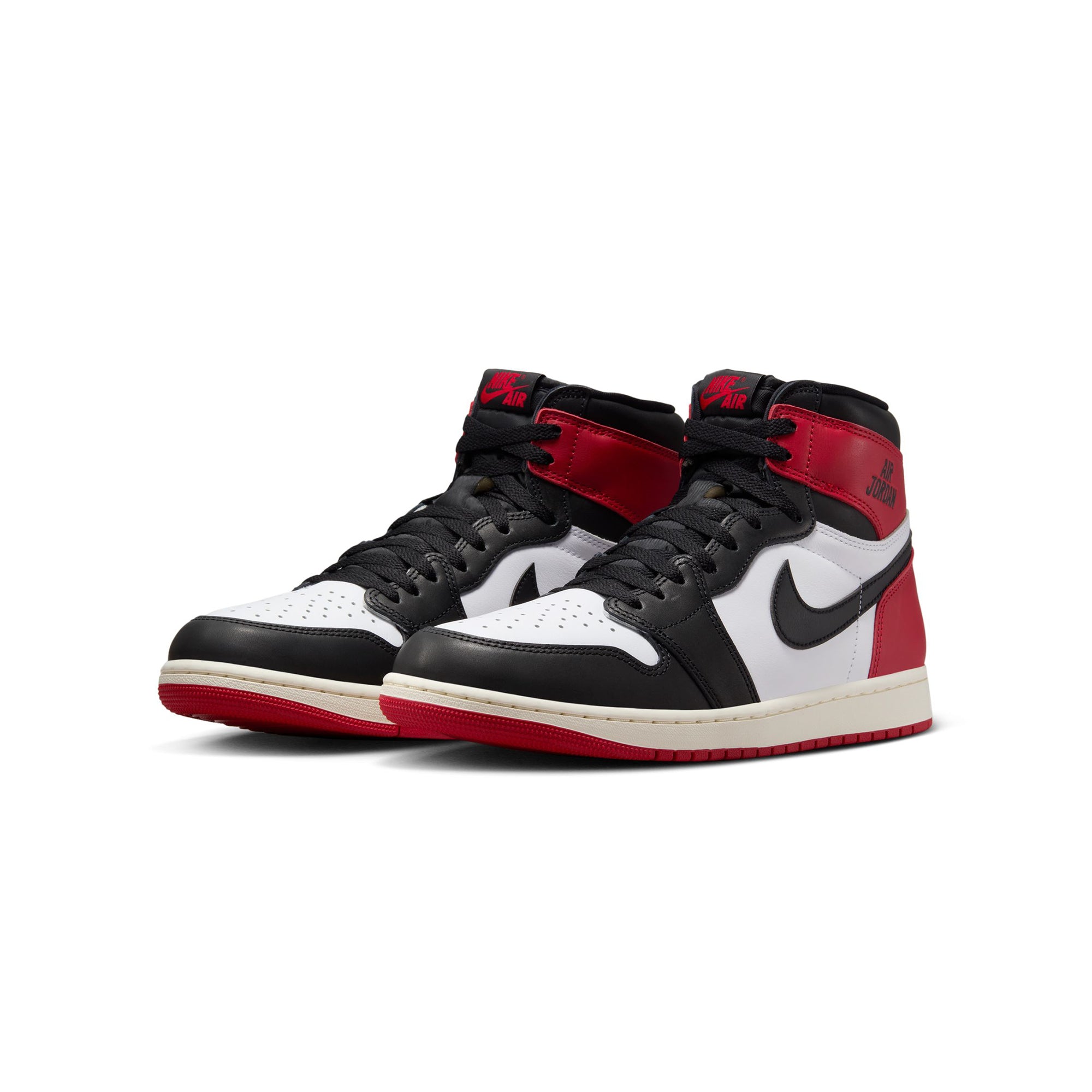 Air Jordan 1 Mens High OG "Black Toe Reimagined" Shoes