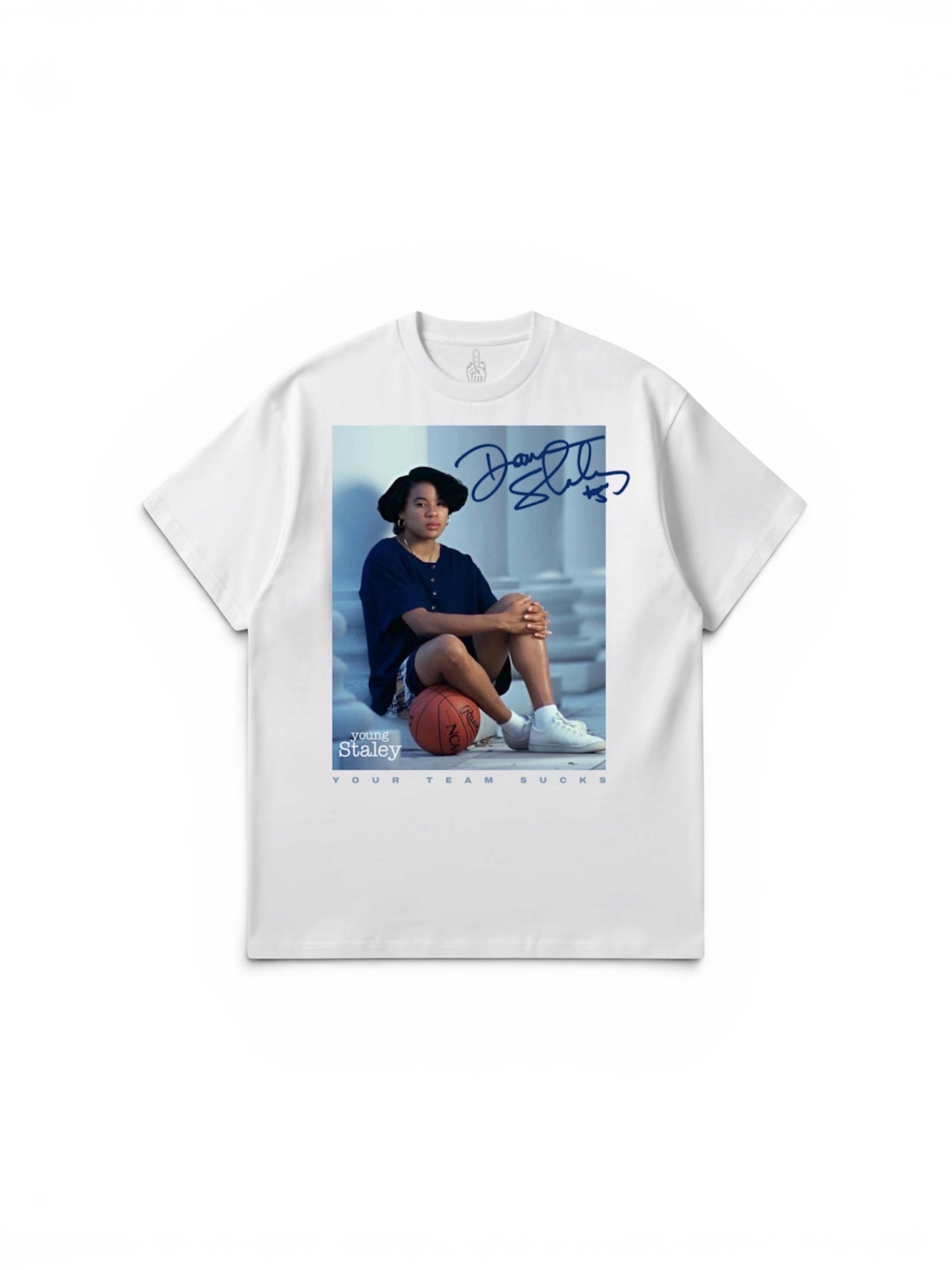 Your Team Sucks Mens Young Staley Tee