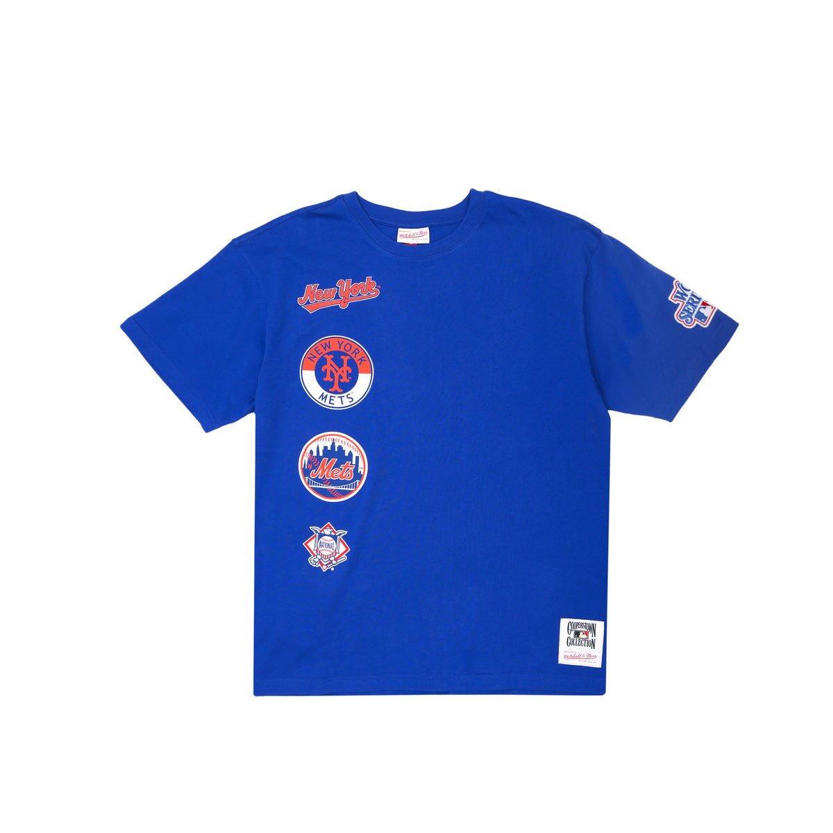 Mitchell & Ness Mens MLB New York Mets Double Clutch Premium Tee