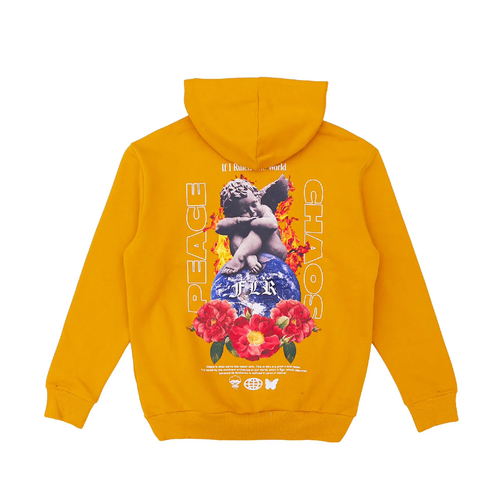 Flare Mens Peace & Chaos Pullover Hoodie