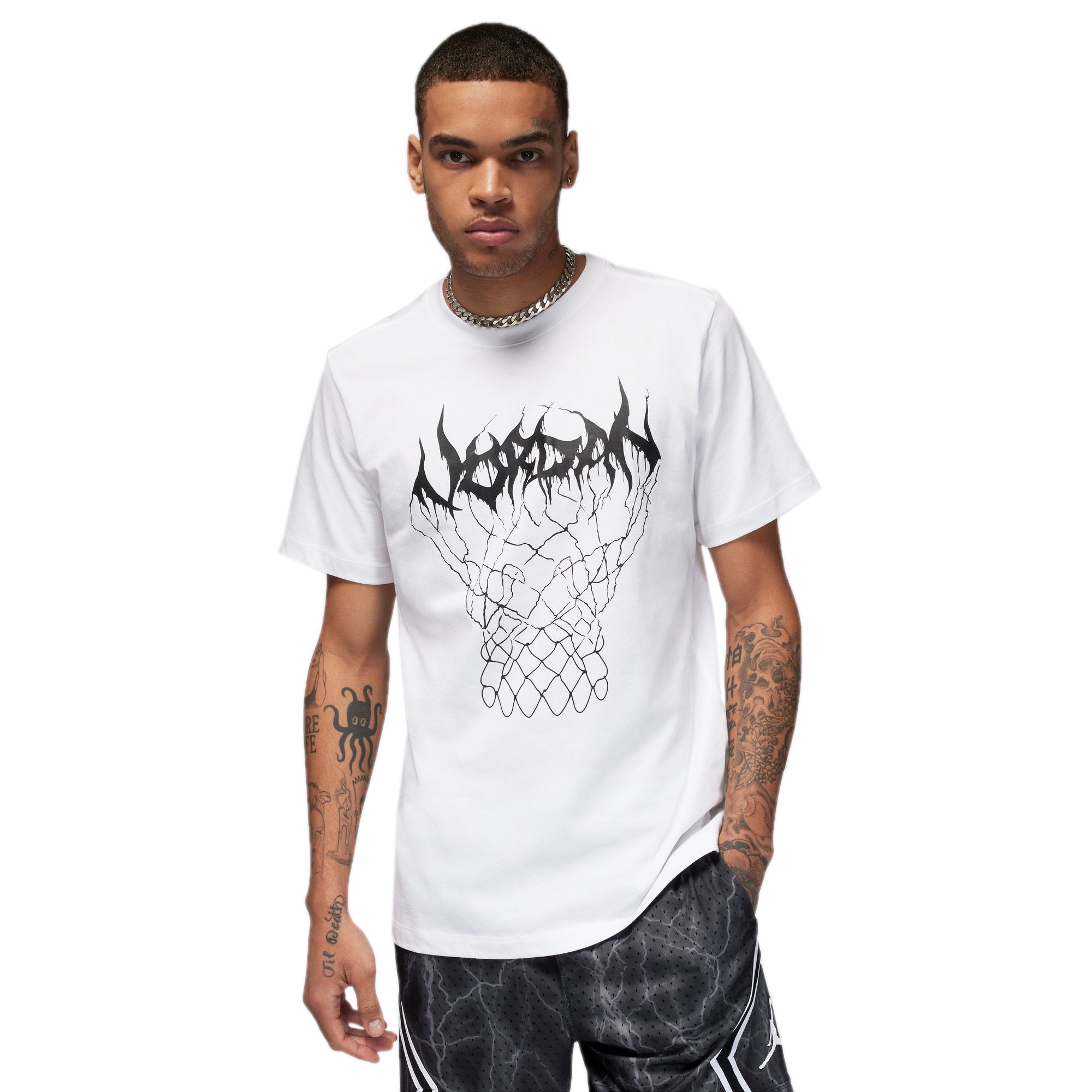 Air Jordan Mens Dri-Fit Sport SS Tee
