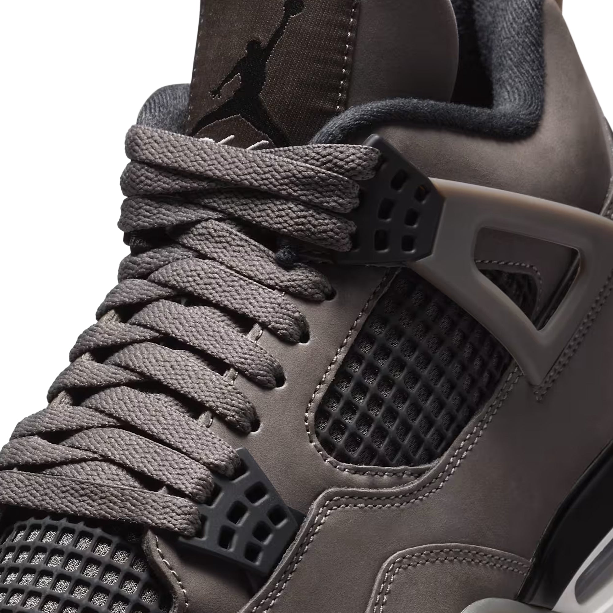 Air Jordan 4 Mens Retro "Cave Stone and Black" Shoes
