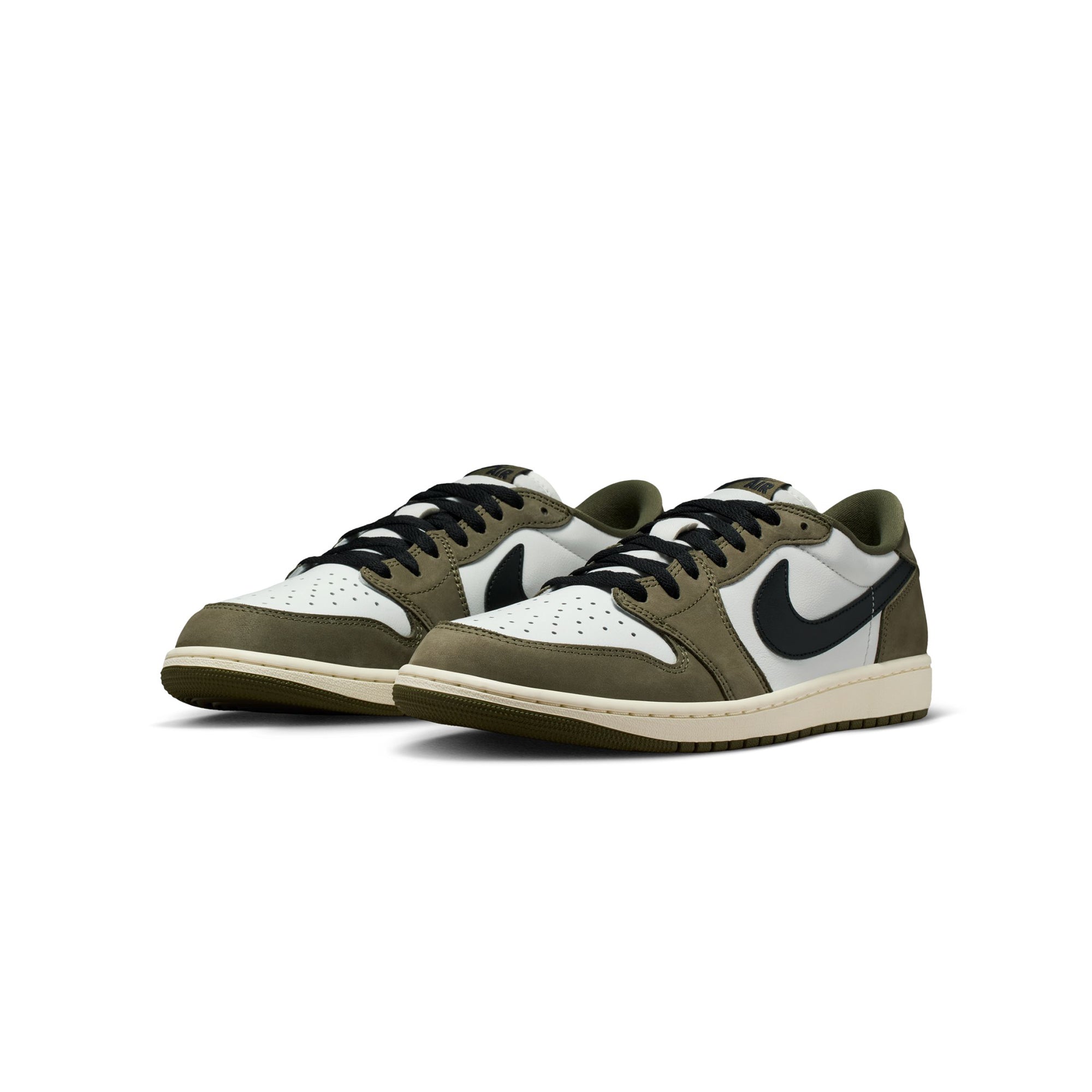 Air Jordan 1 Mens Retro Low OG "Medium Olive" Shows