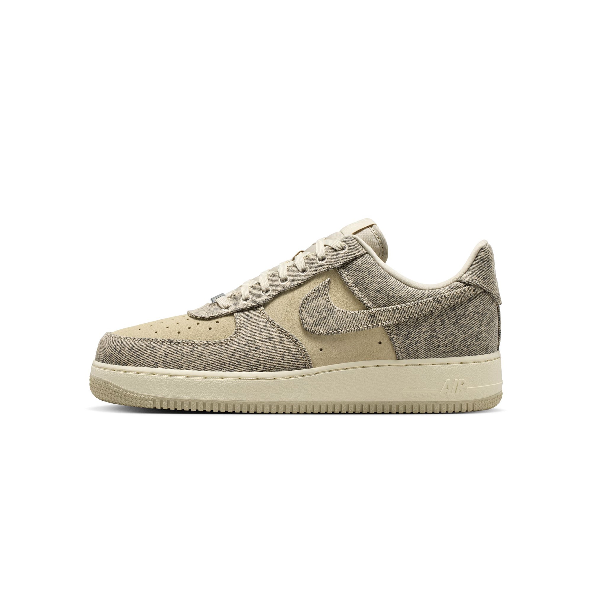 Khaki Sneakers on a white background