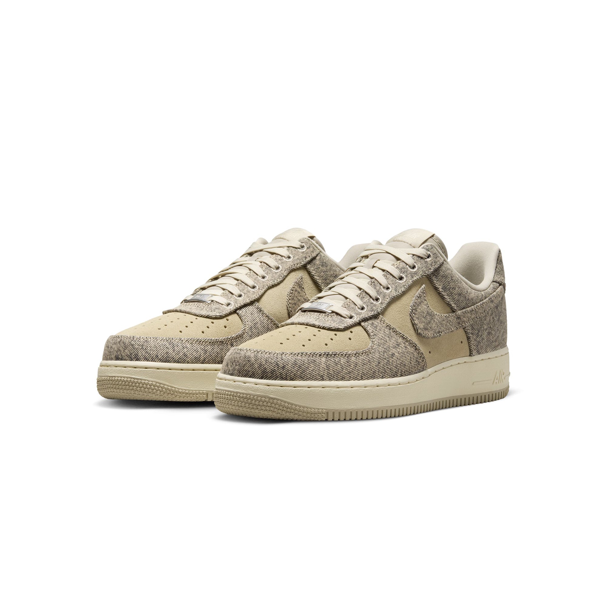 Khaki Sneakers on a white background