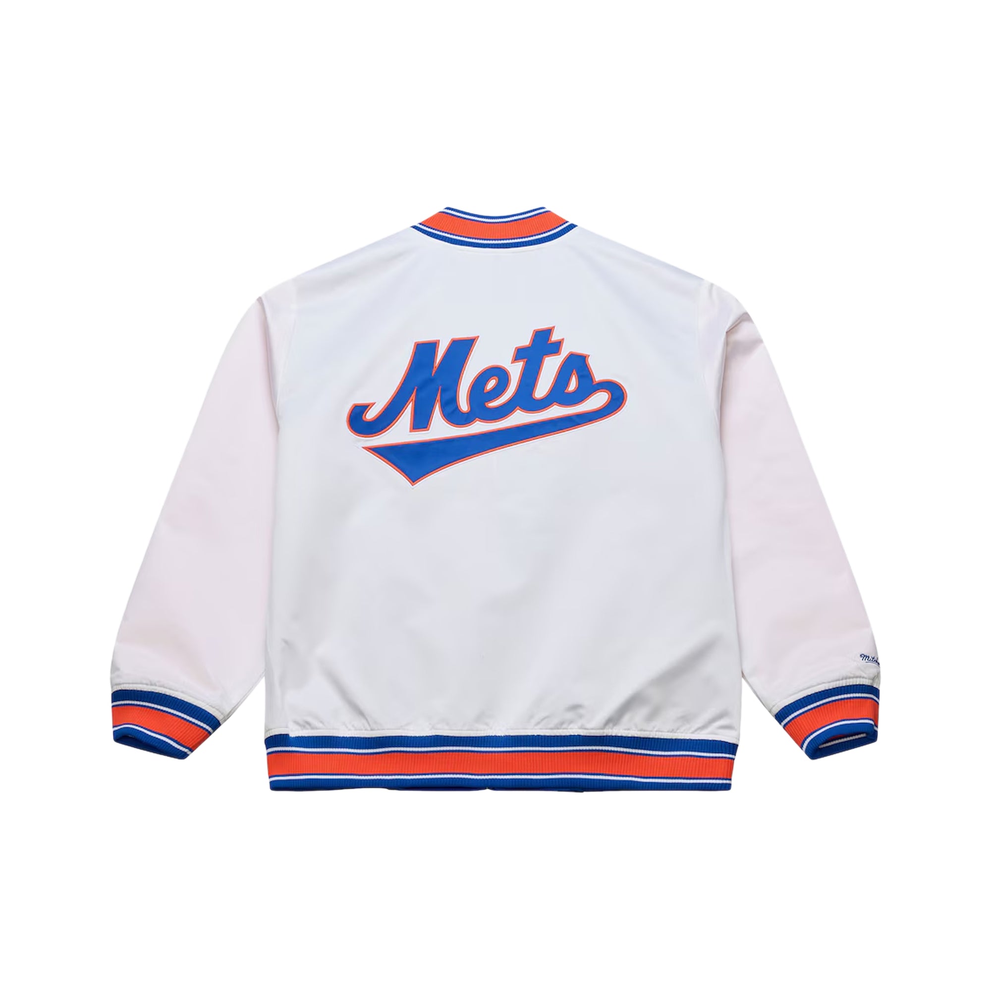Mitchell & Ness Mens MLB New York Mets Reversible Satin Jacket