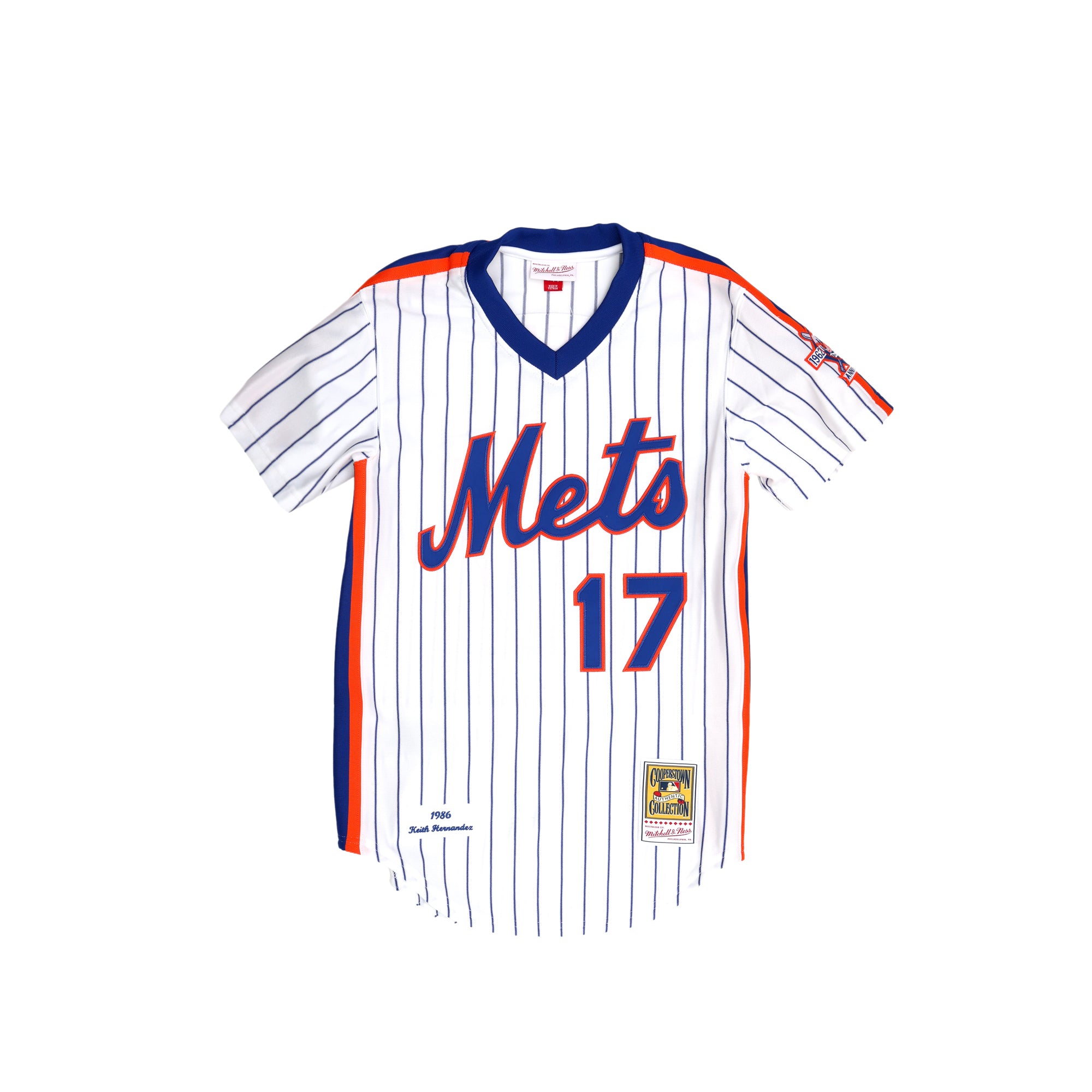 Mitchell & Ness Mens MLB Mets 1986 "Keith Hernandez" Authentic Home Jersey