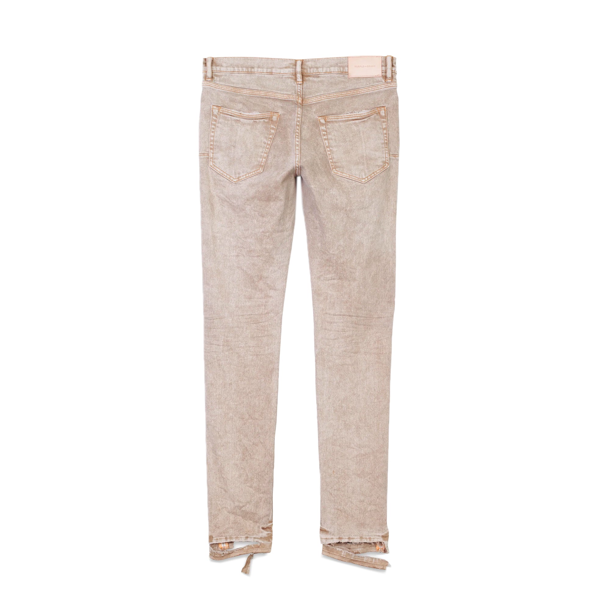 Purple Brand Mens Beige Snow Wash Jeans