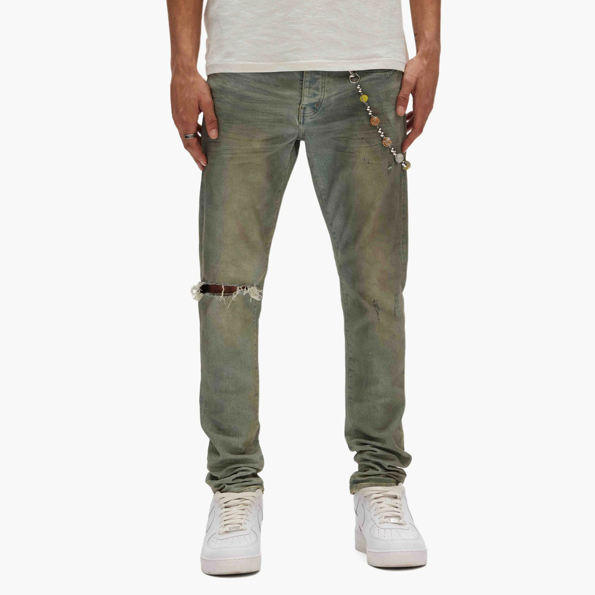 Purple Brand Mens Light Dirty Wax Pants