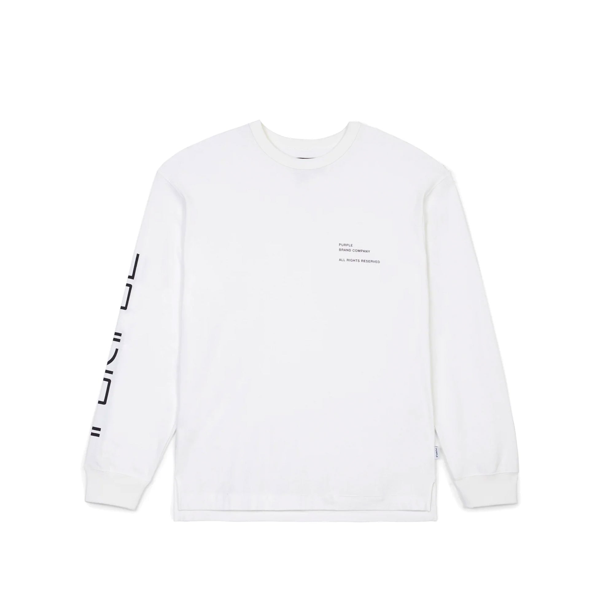 Purple Brand Textured Jersey LS Tee