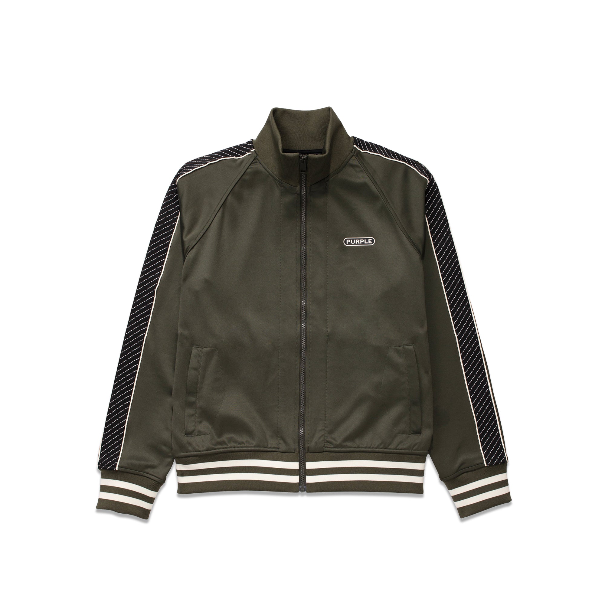 Purple Brand Mens Poly Tricot Track Jacket