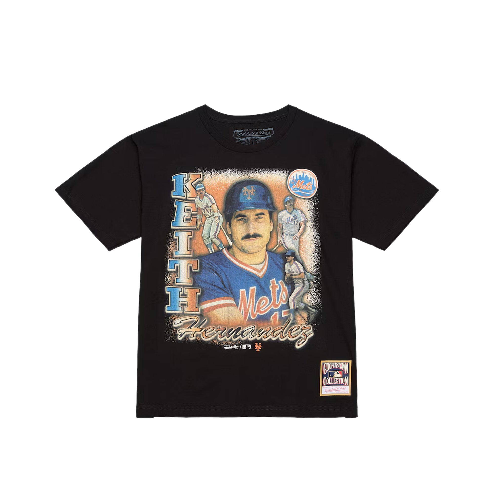 Mitchell & Ness Mens MLB New York Mets 1986 Icon Legendary Classic "Keith Hernandez" Tee