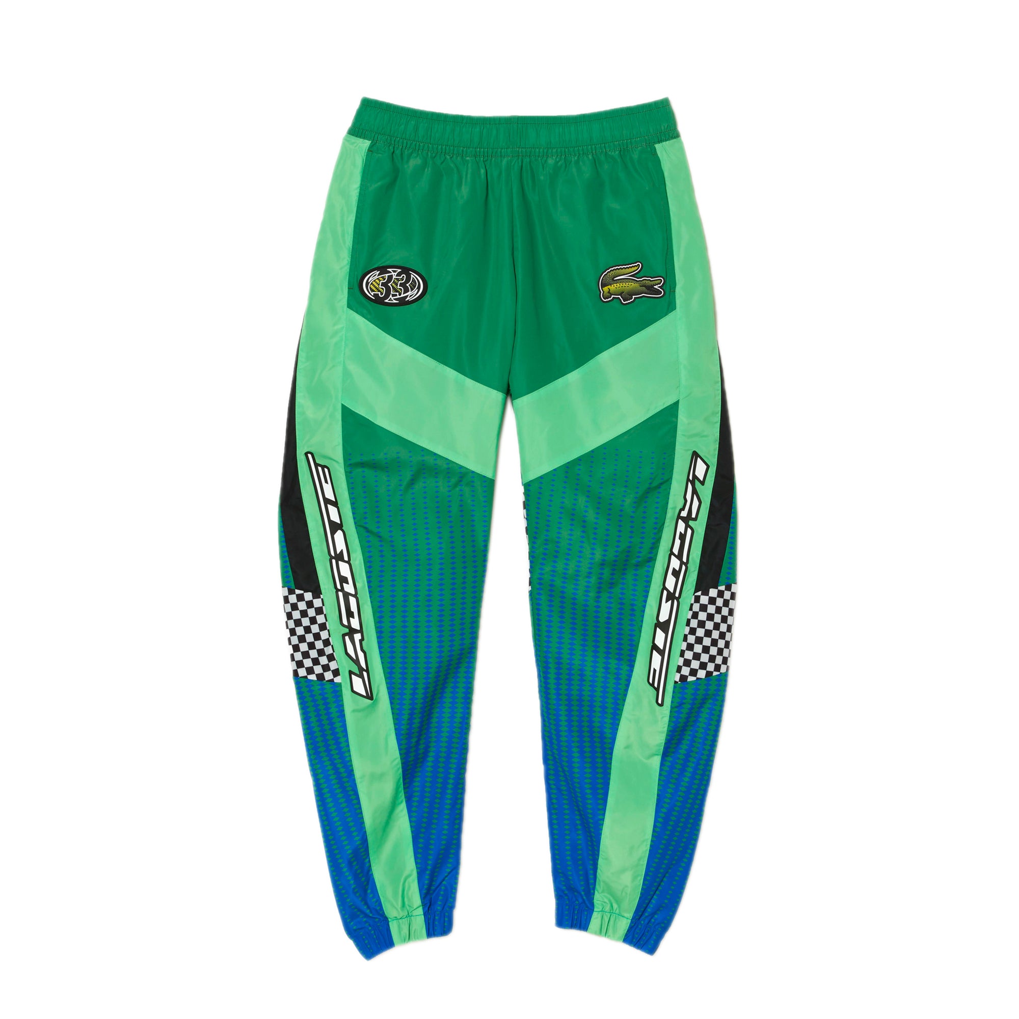 Lacoste Mens Ombre Checkerboard Print Track Pants