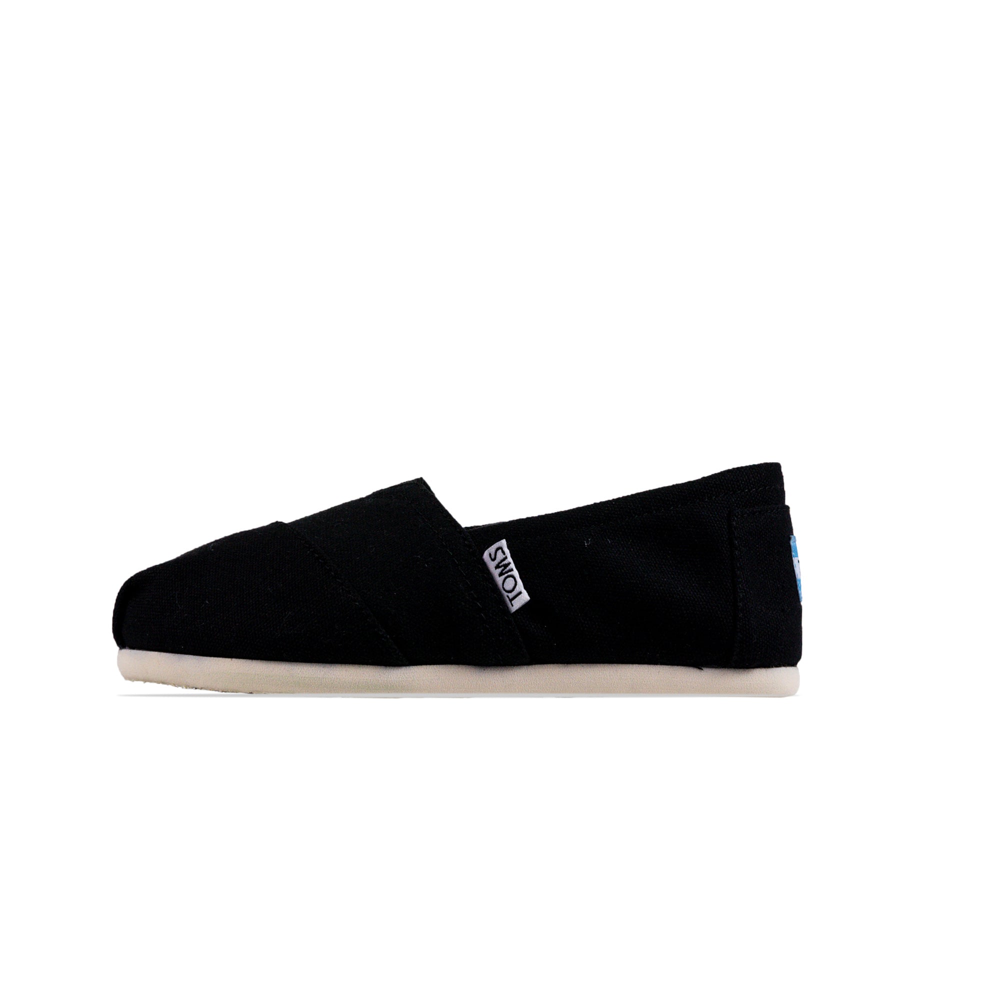 Toms Womens Canvas Black Classic Shoes