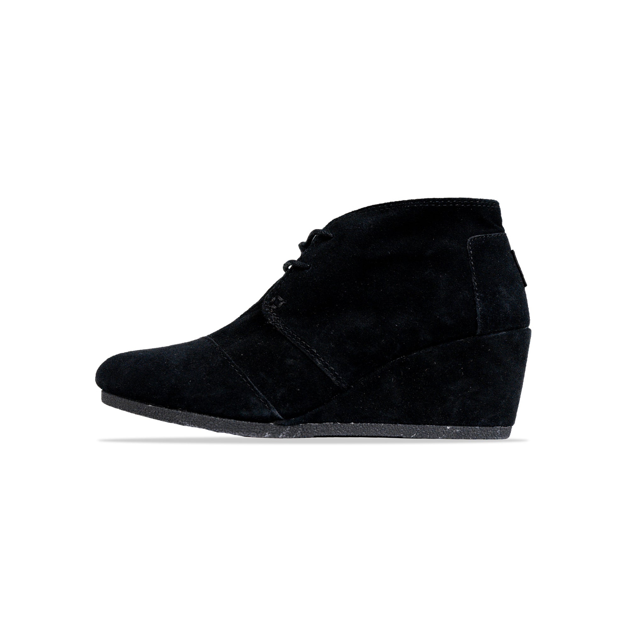 Toms desert best sale wedge bootie black