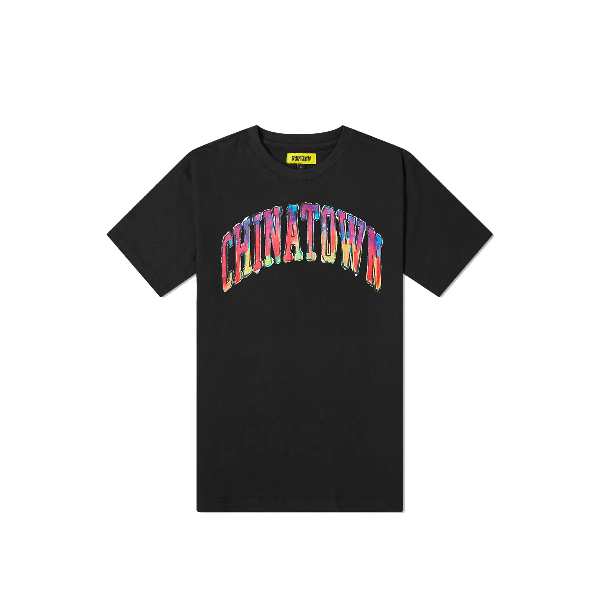 Chinatown Market Watercolor Arc Tee in Black