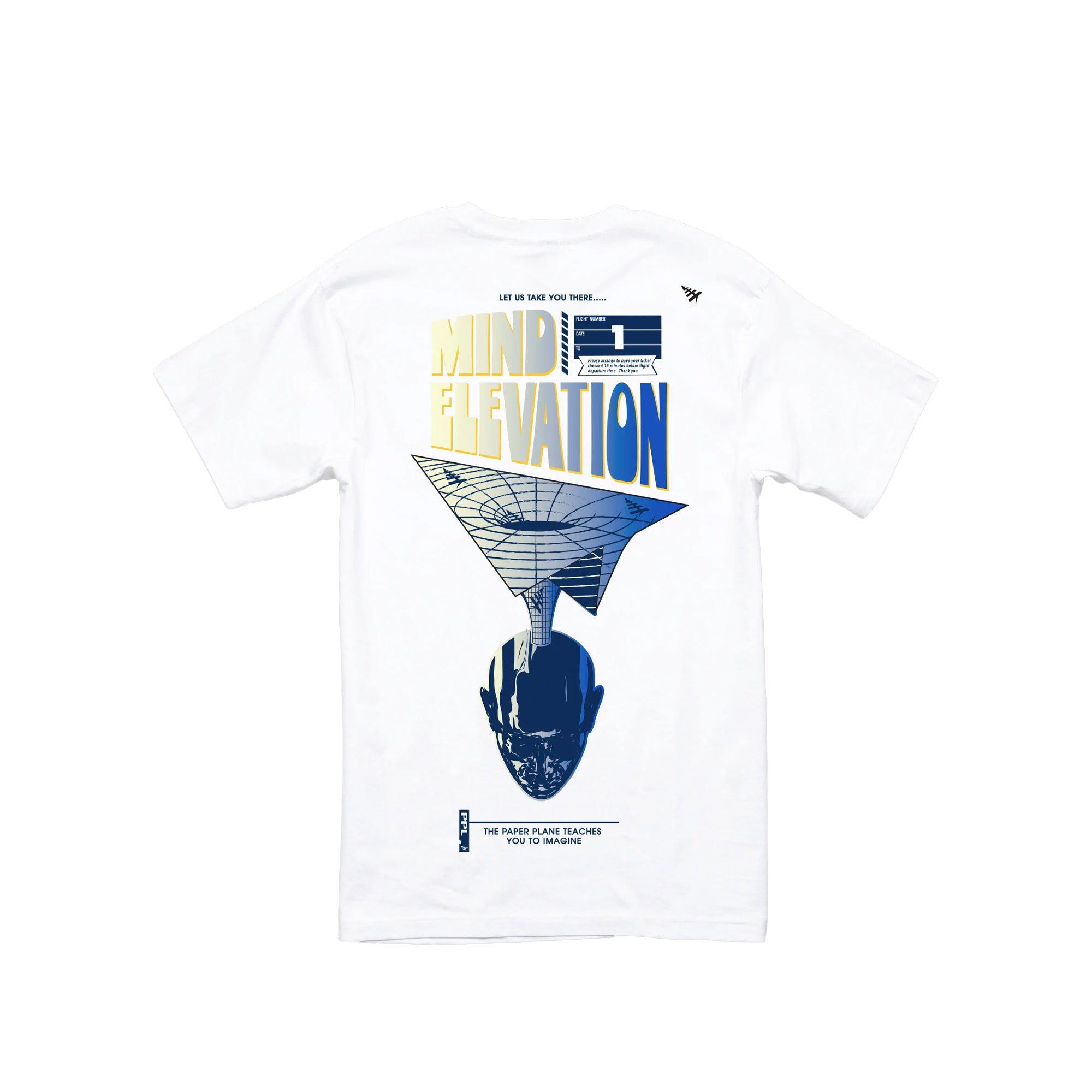 Paper Planes Mens Mind Elevation Tee 'White'