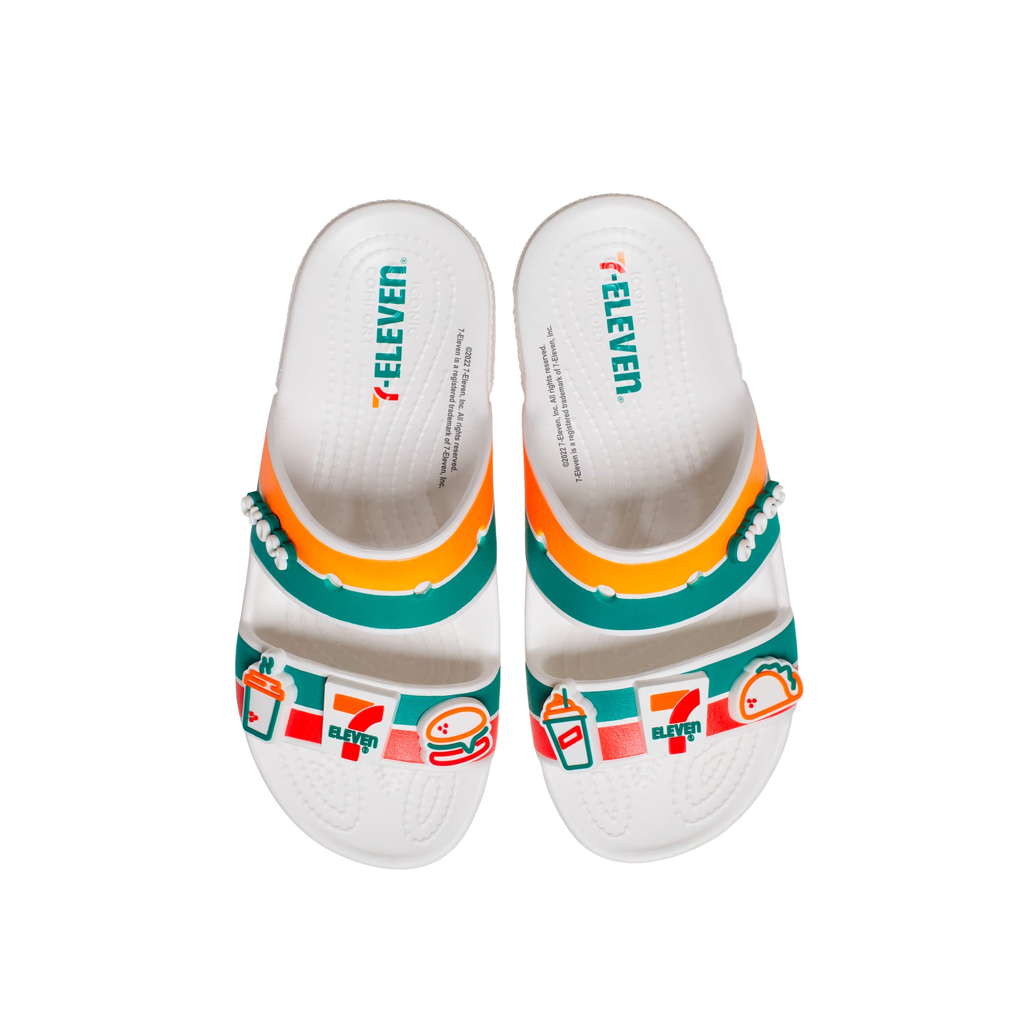 Crocs x 7-Eleven Classic 2 Strap Sandals