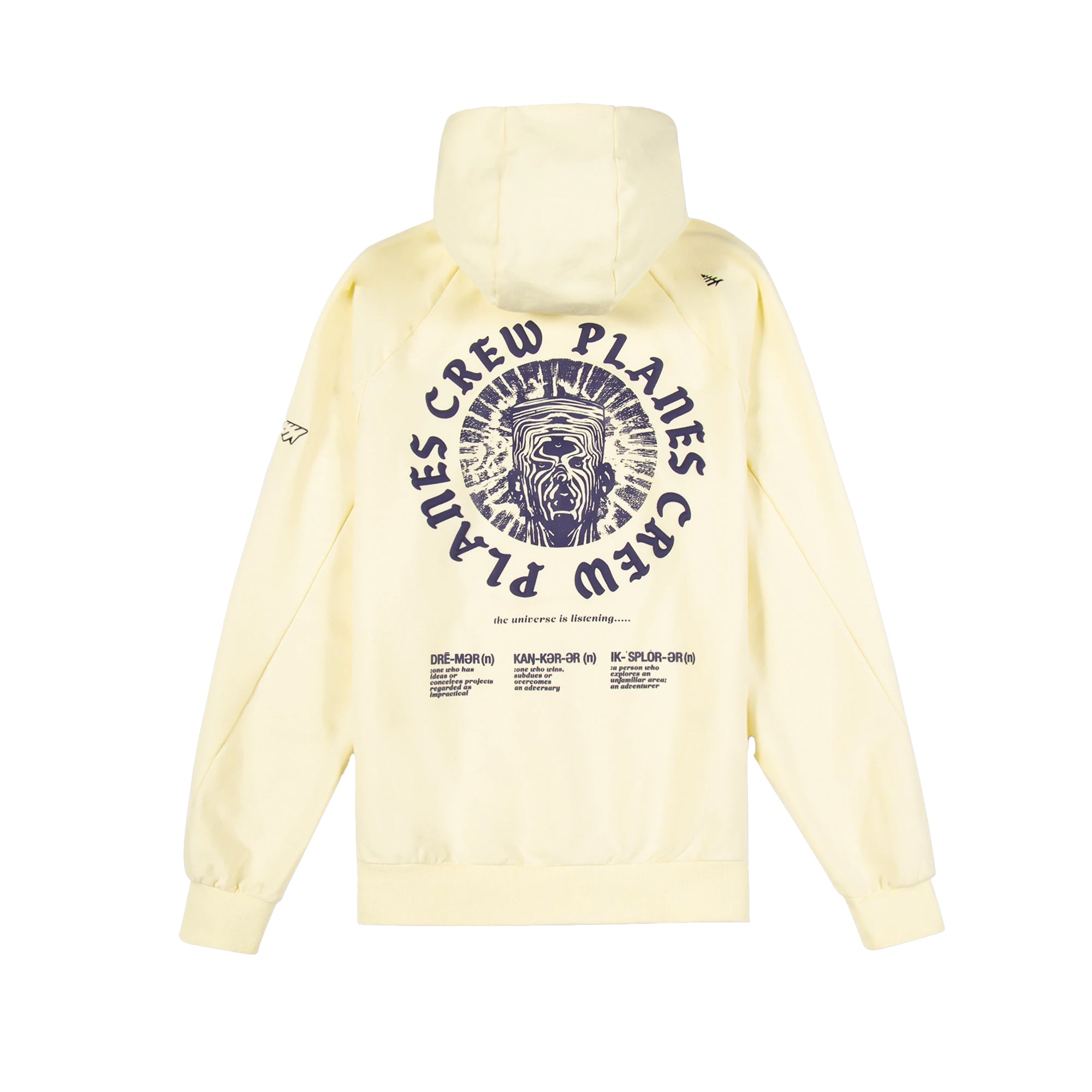 Paper Planes Mens Dreamers Crew Love Hoodie 'Ivory'