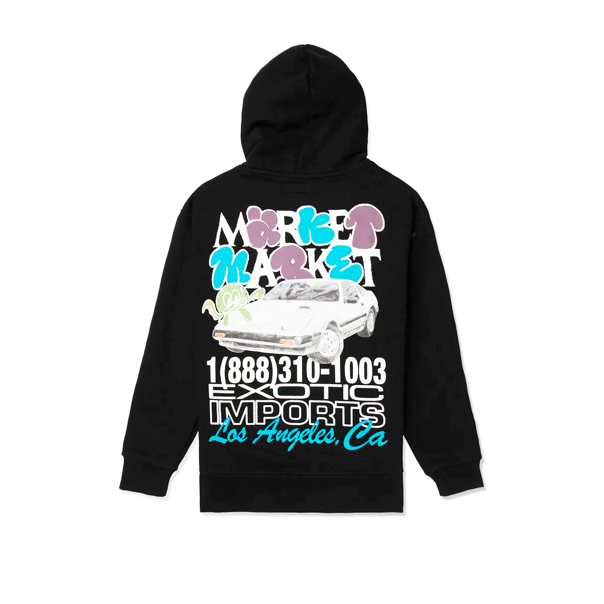 Market Mens Exotic Automobile Hoodie