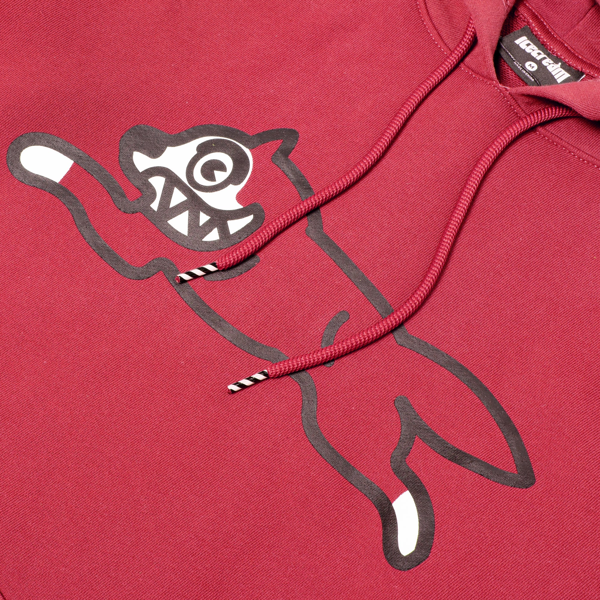 Icecream Men Dog 'Claret Red' Hoodie