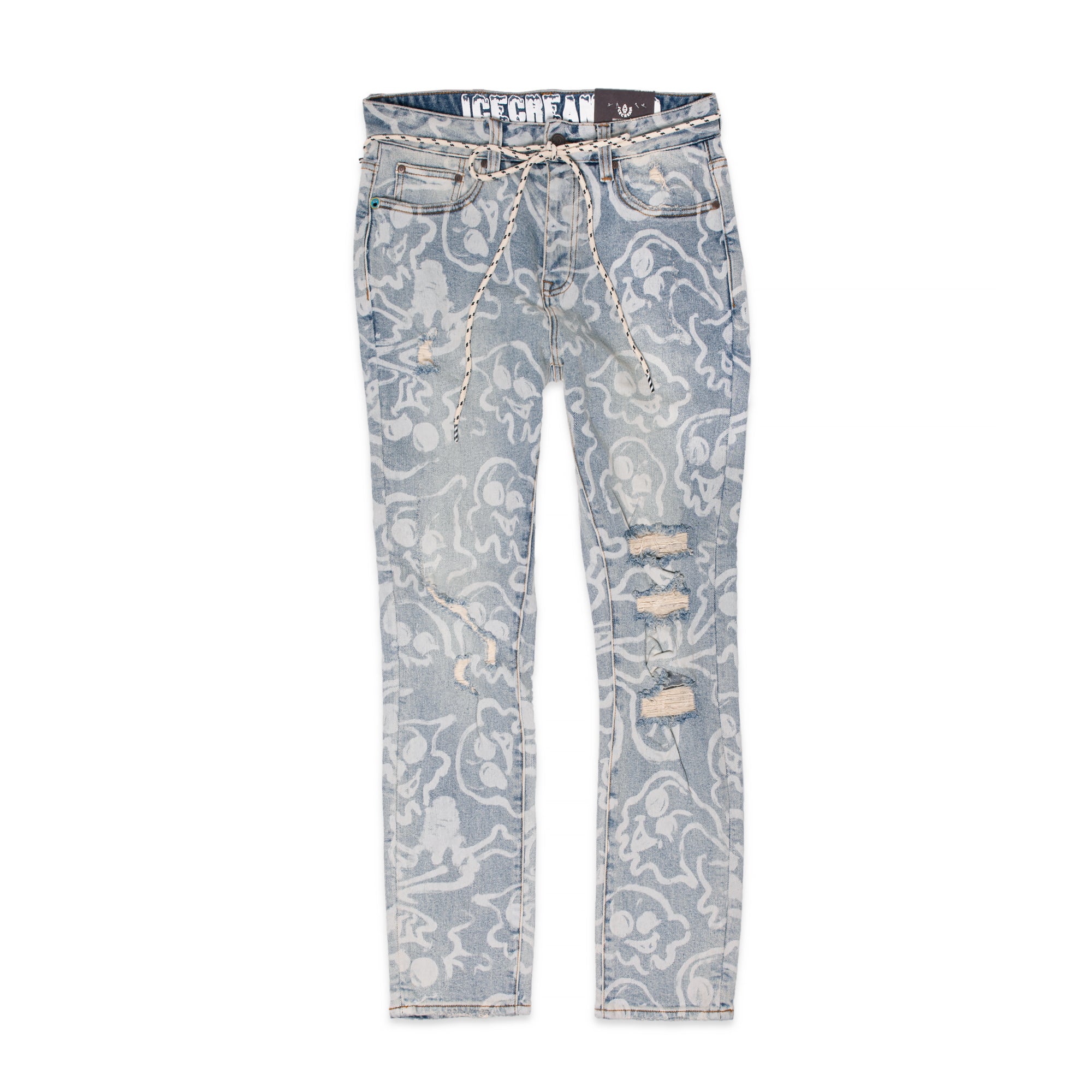 Icecream Mens 'Light Blue' Melting Jeans