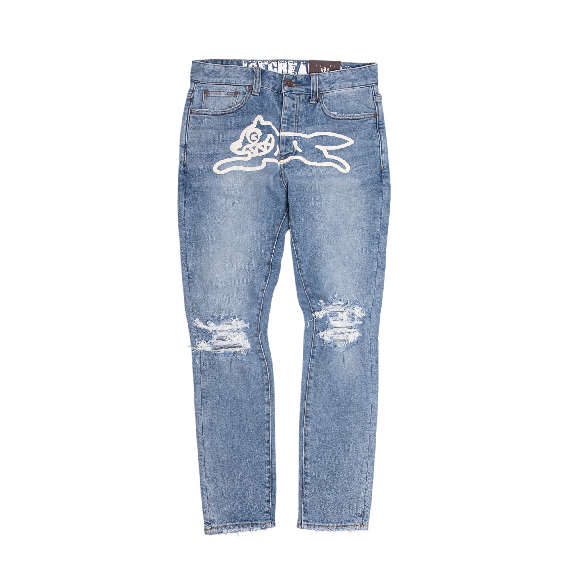 Icecream Mens 'Blue' Cream Jeans