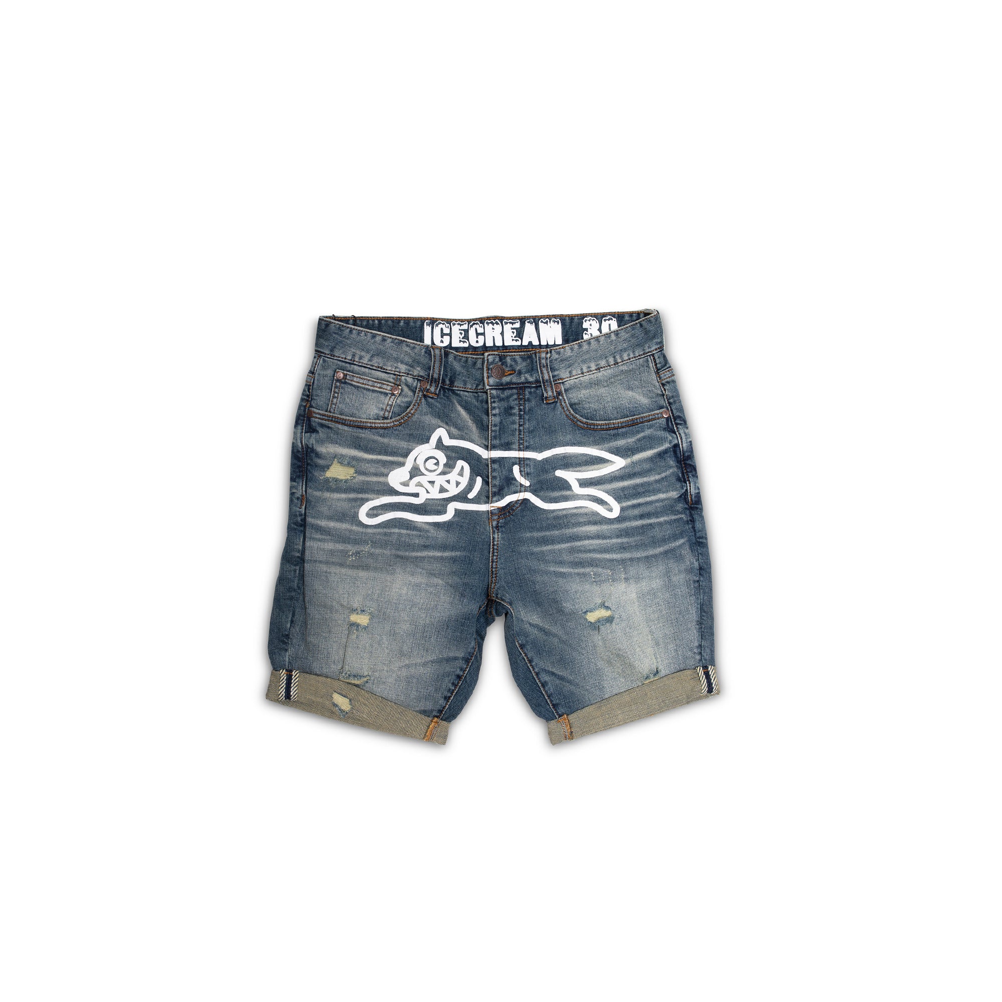 Ice Cream Soft Serve Jean Shorts 'Blue Jean'