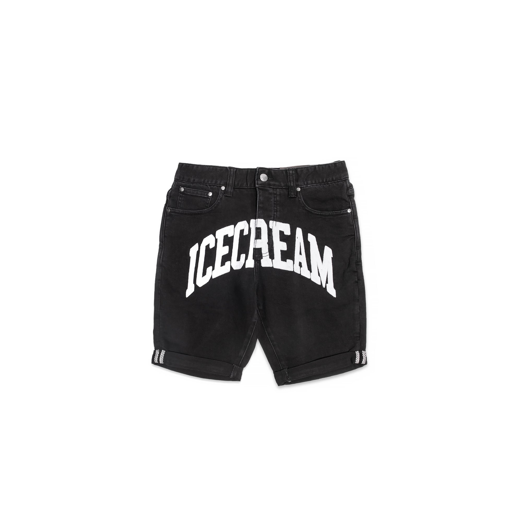 Icecream Mens Black Beauty Jean Shorts 'Black Jean'