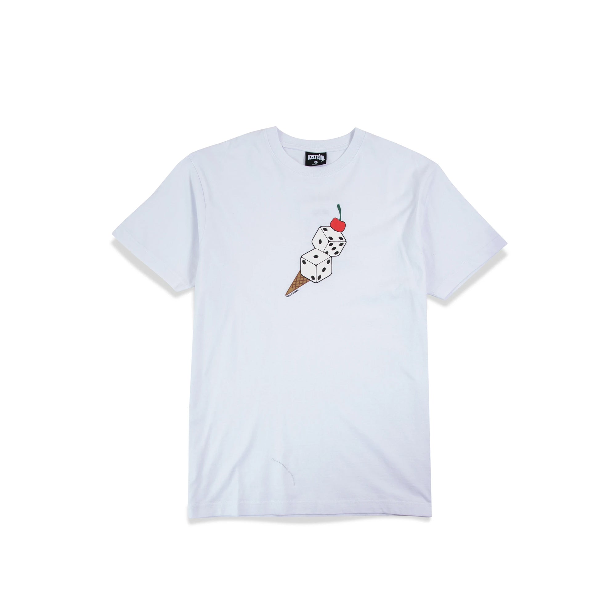 Icecream Mens No Dice SS Tee 'White'