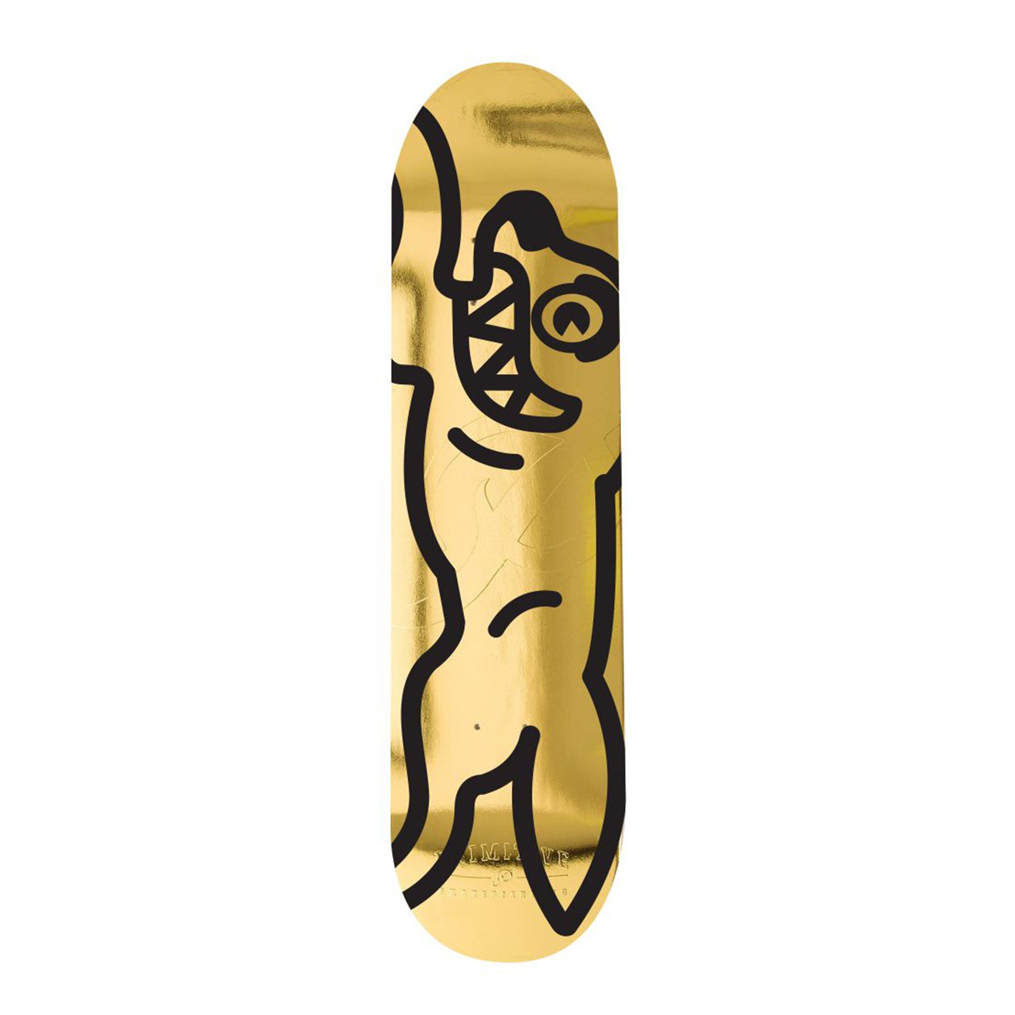 Icecream Gold Skate Deck