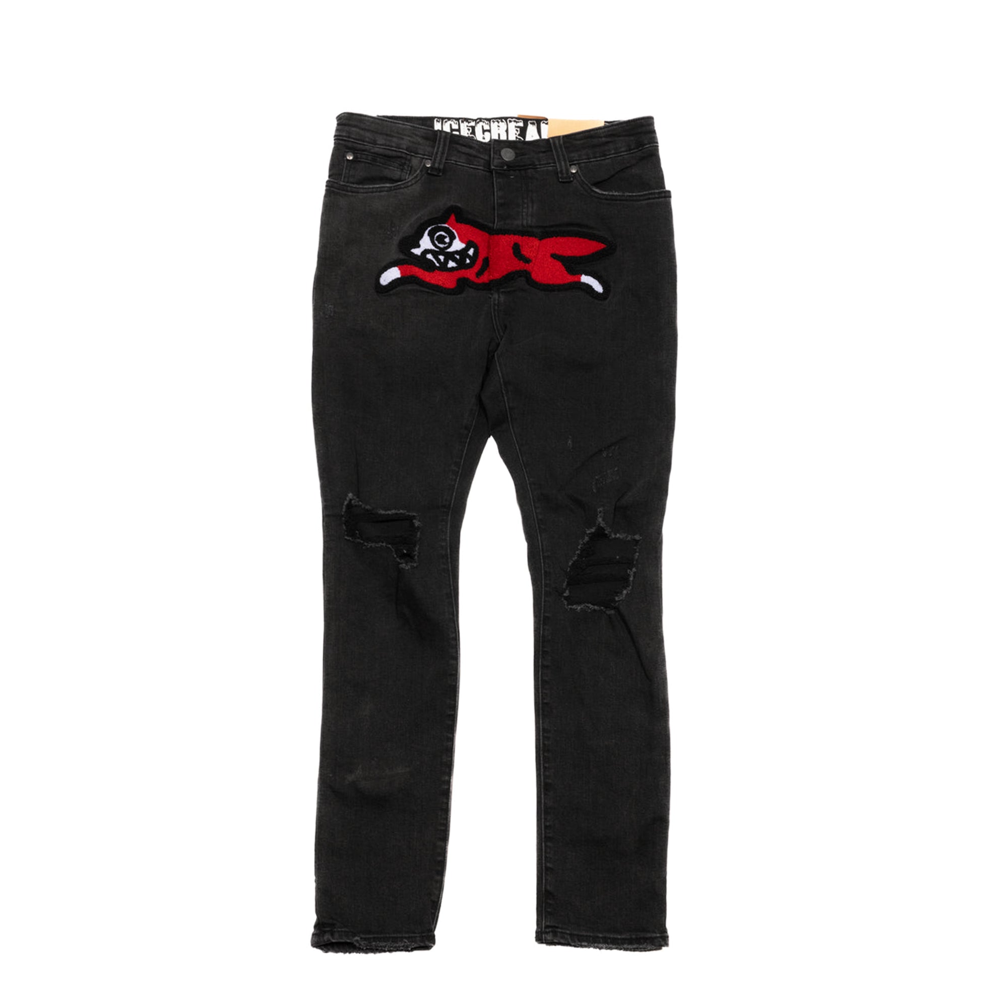 Icecream Mens Black Running Dog Jean 'Black'