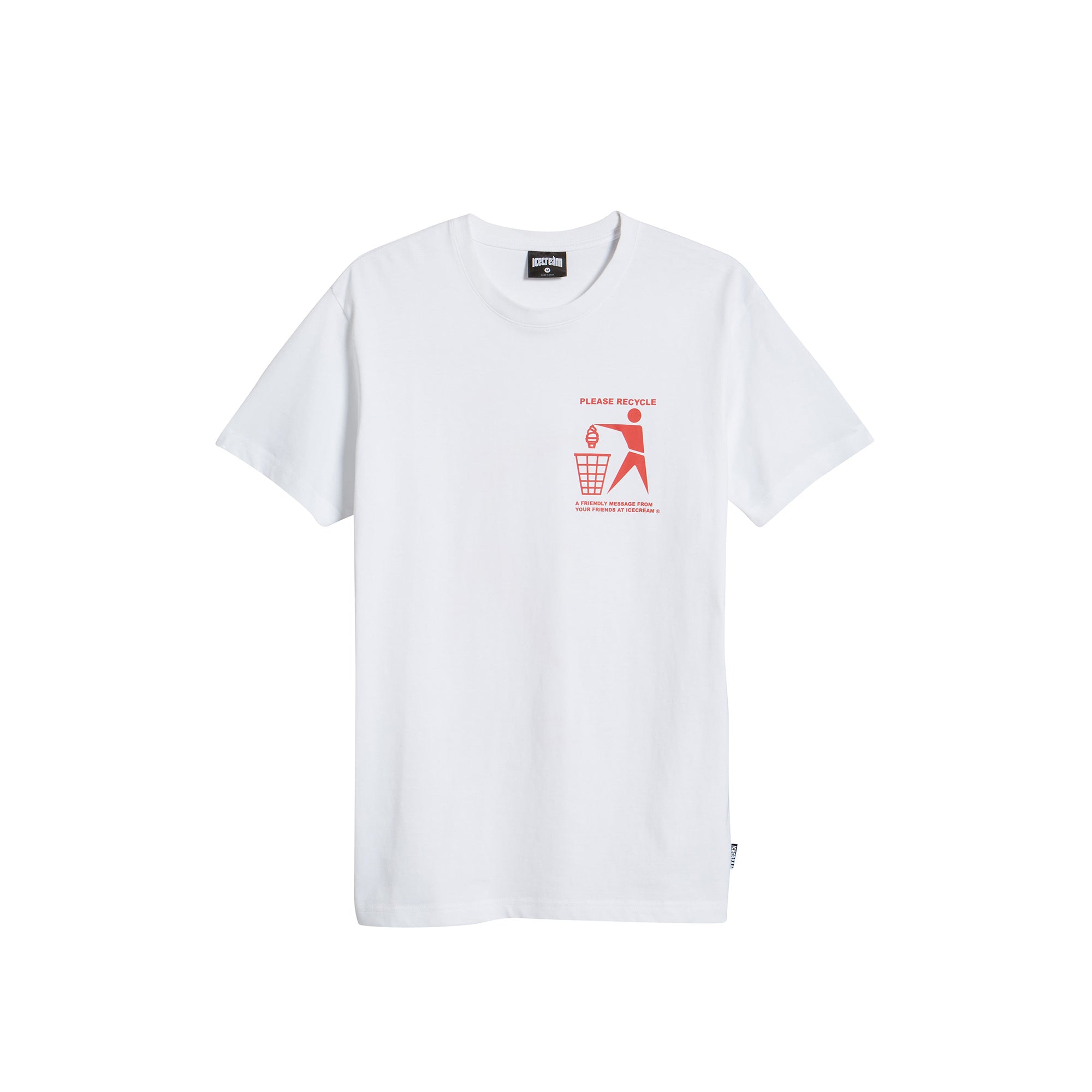 Icecream Mens Recycle SS Tee 'White'